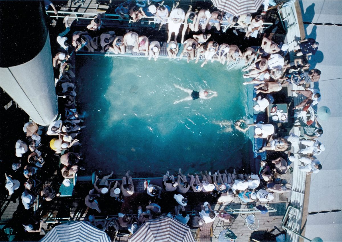 Heinrich Heidersberger, 1906-2006, Farbfotografie (C-Print), 50x40 cm, ohne Titel, 1954, MS Atlantic, die Aufnahme stammt aus dem Jahre 1954, der ...