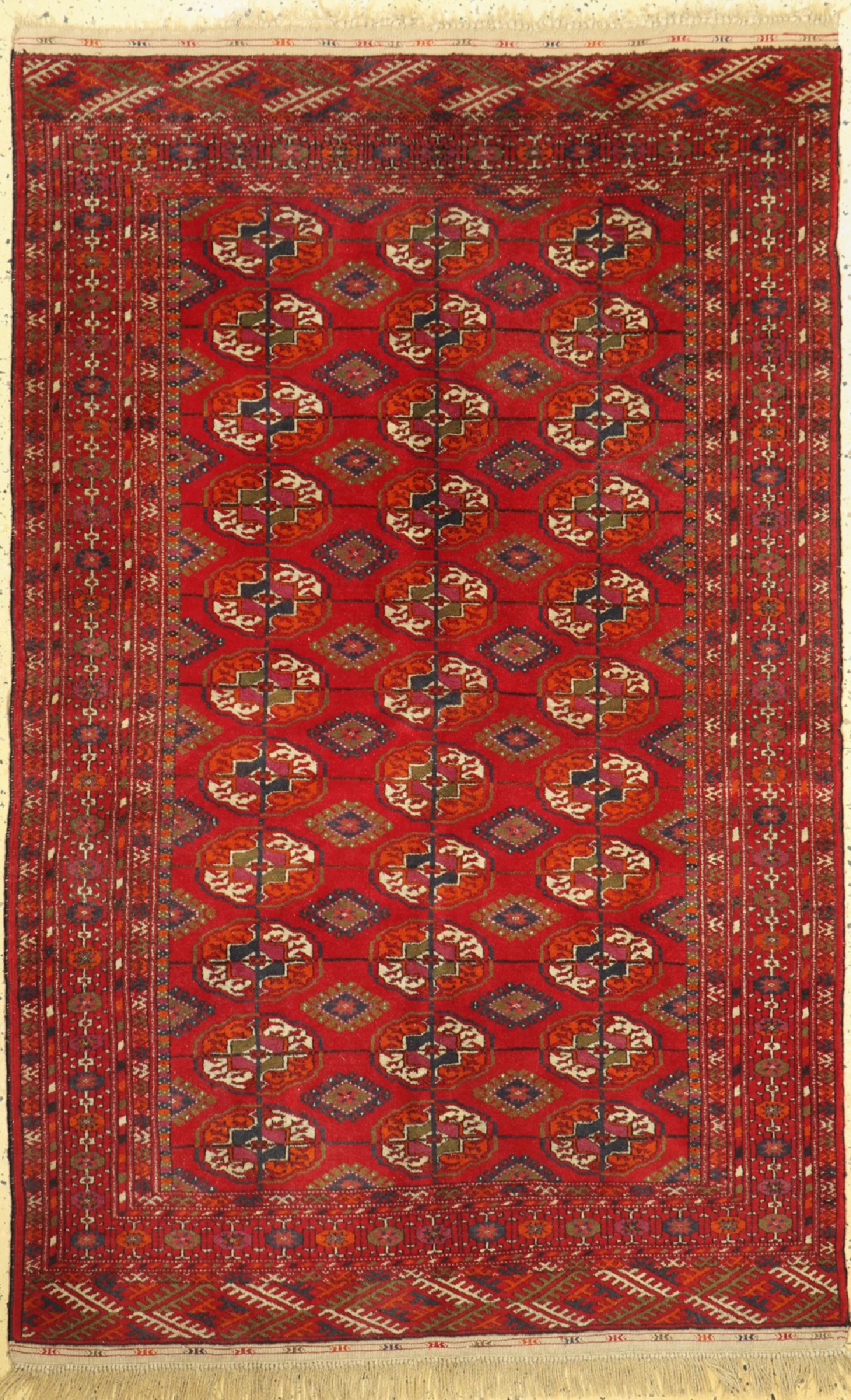 Buchara, Rußland, ca. 50 Jahre, Wolle auf Wolle, ca. 186 x 118 cm, EHZ: 1-2