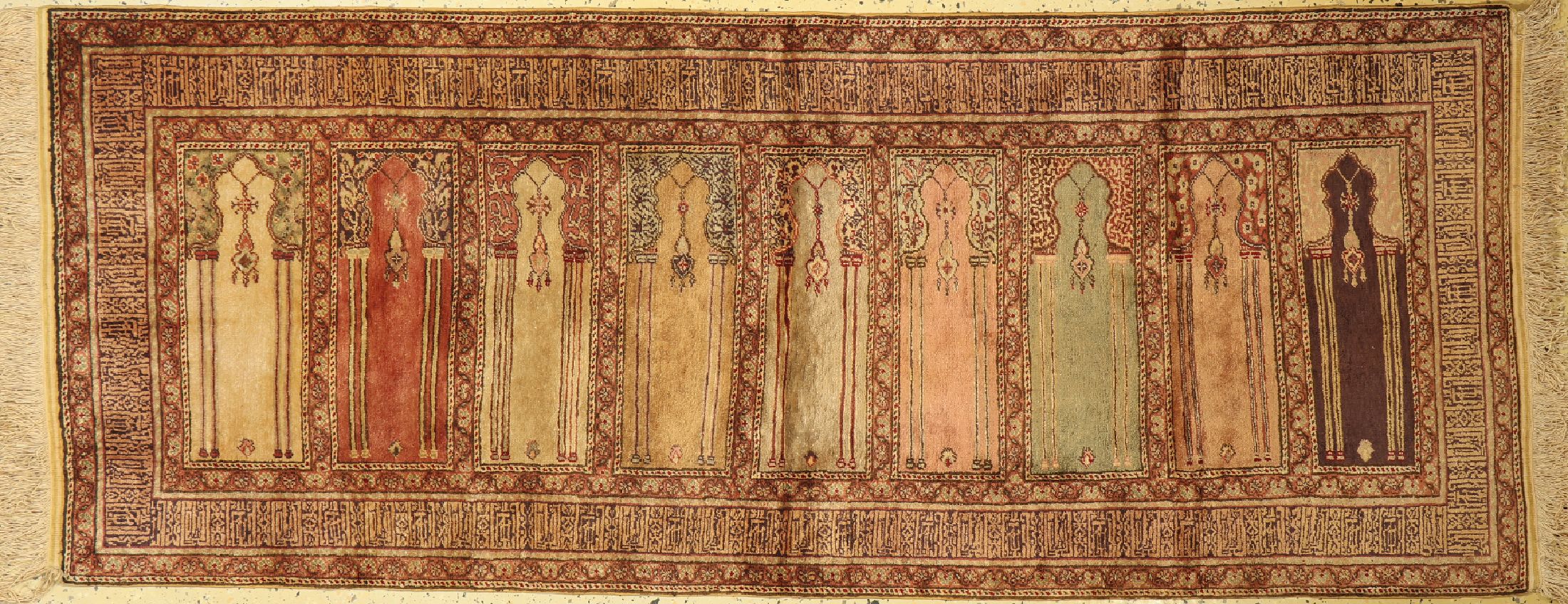 Kayseri Saf, Türkei, ca. 60 Jahre, merzerisierte Baumwolle, ca. 217 x 87 cm, EHZ:1-2