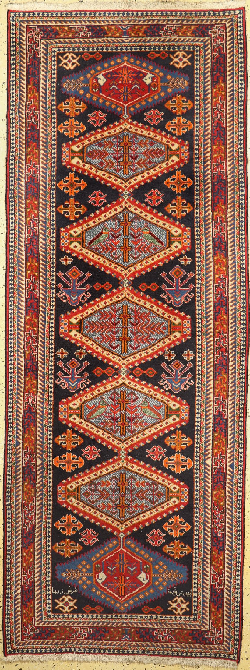 Tafresch, Persien, ca. 50 Jahre, Wolle auf Baumwolle, ca. 285 x 108 cm, EHZ: 2