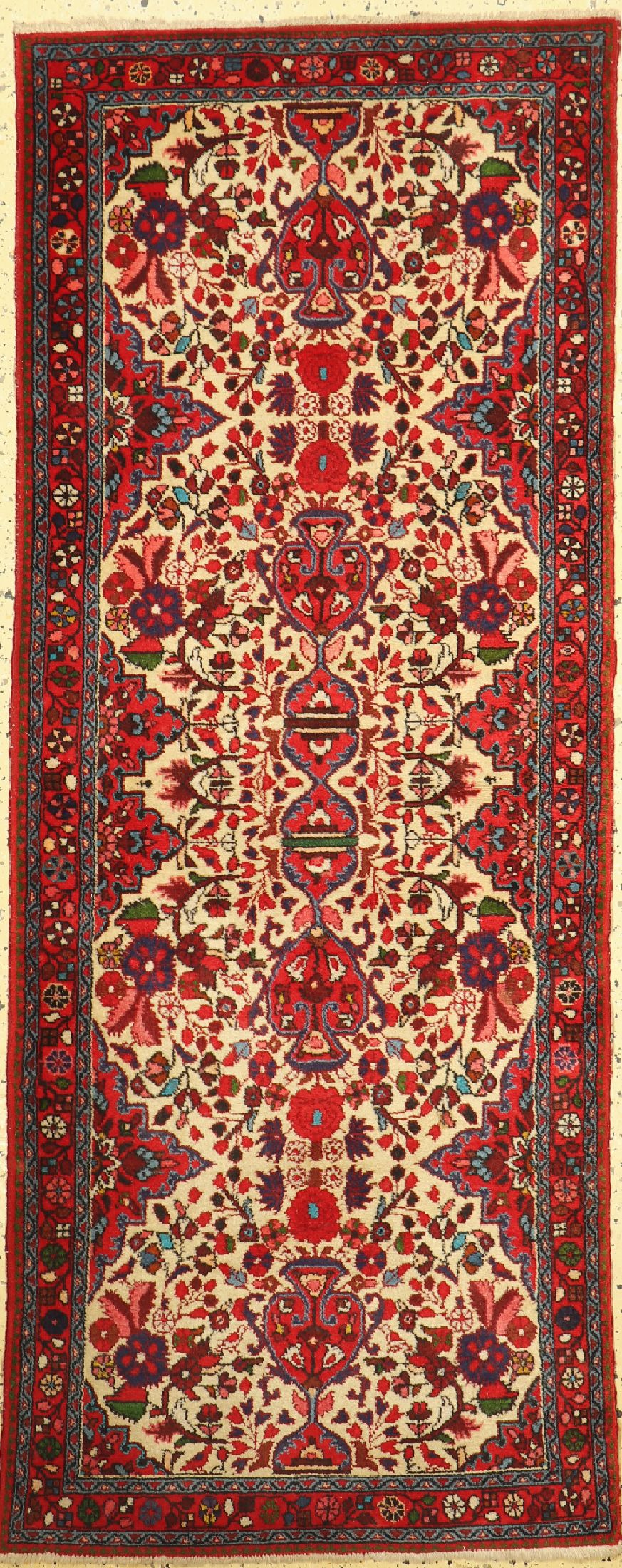 Rudbar, Persien, ca. 60 Jahre, Wolle auf Baumwolle, ca. 200 x 80 cm, EHZ: 1-2
