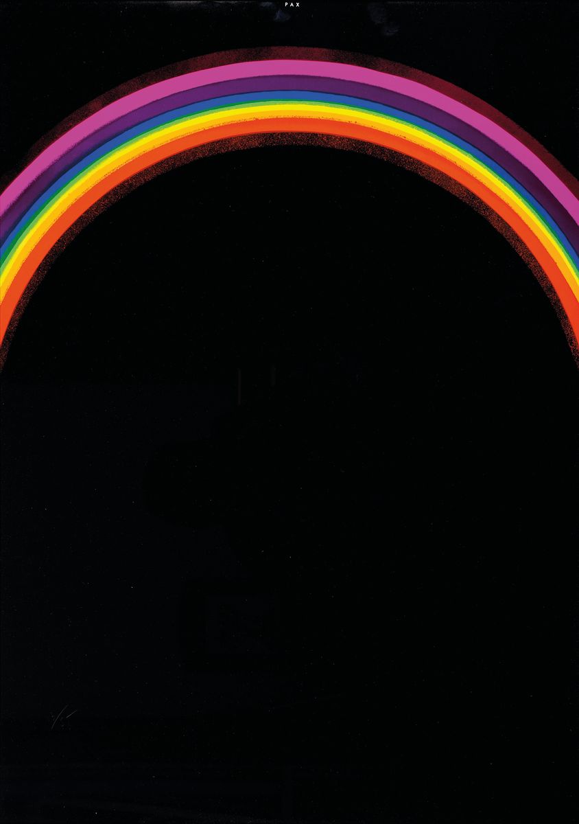 Otto Piene, 1928-2014, Titel: "Nacht", Farbsiebdruck auf dickem Karton, handsign., num. 13/55, es stammt aus dem Jahr 1969/70 aus dem ...
