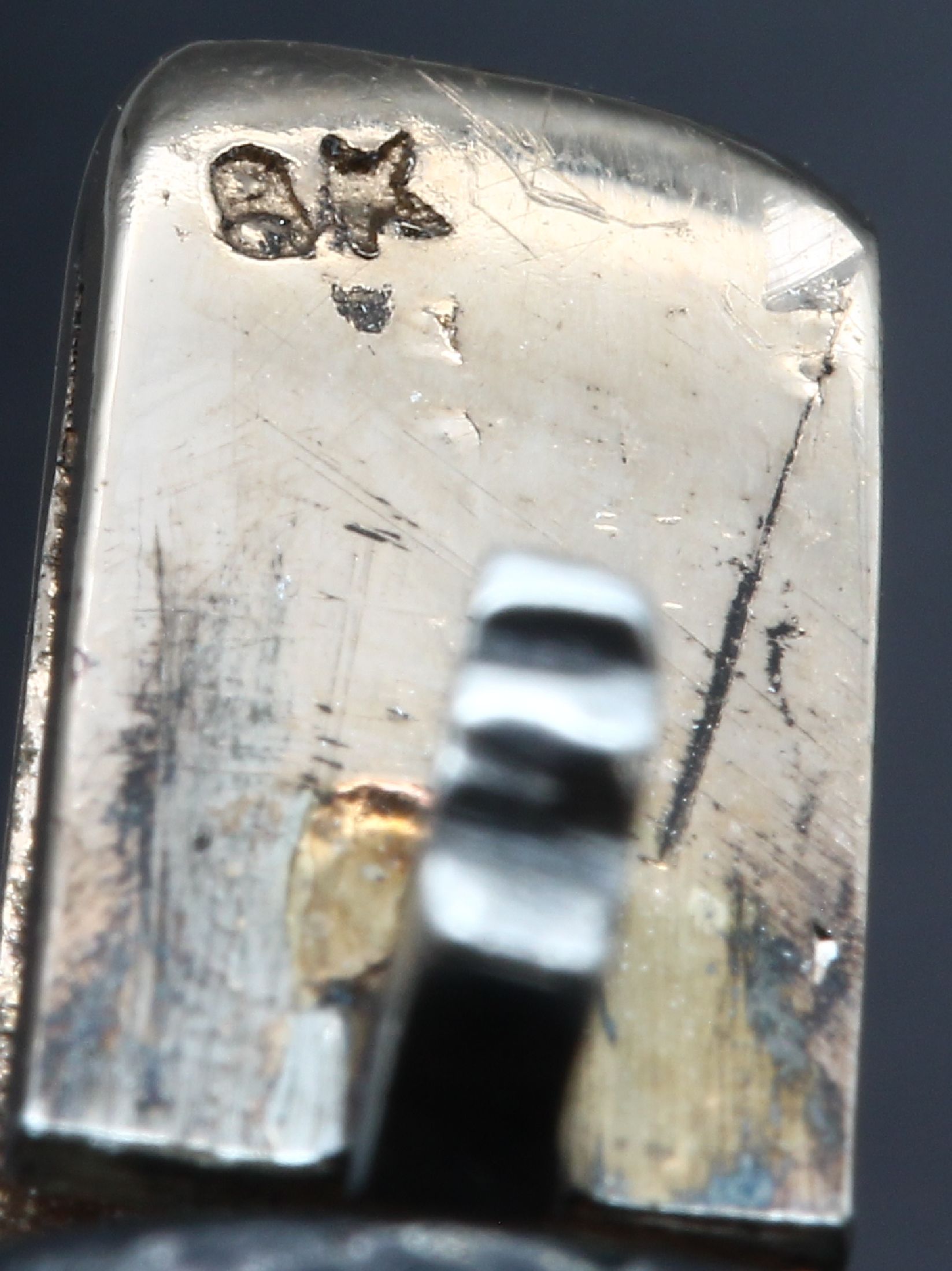Detail g: 18 kt Gold und Silber Diamant- Schlangenarmreif, wohl deutsch um 1860/70, GG 750/000 und Silber, reicher Diamantbesatz zus. ca. 40.97 ct ...