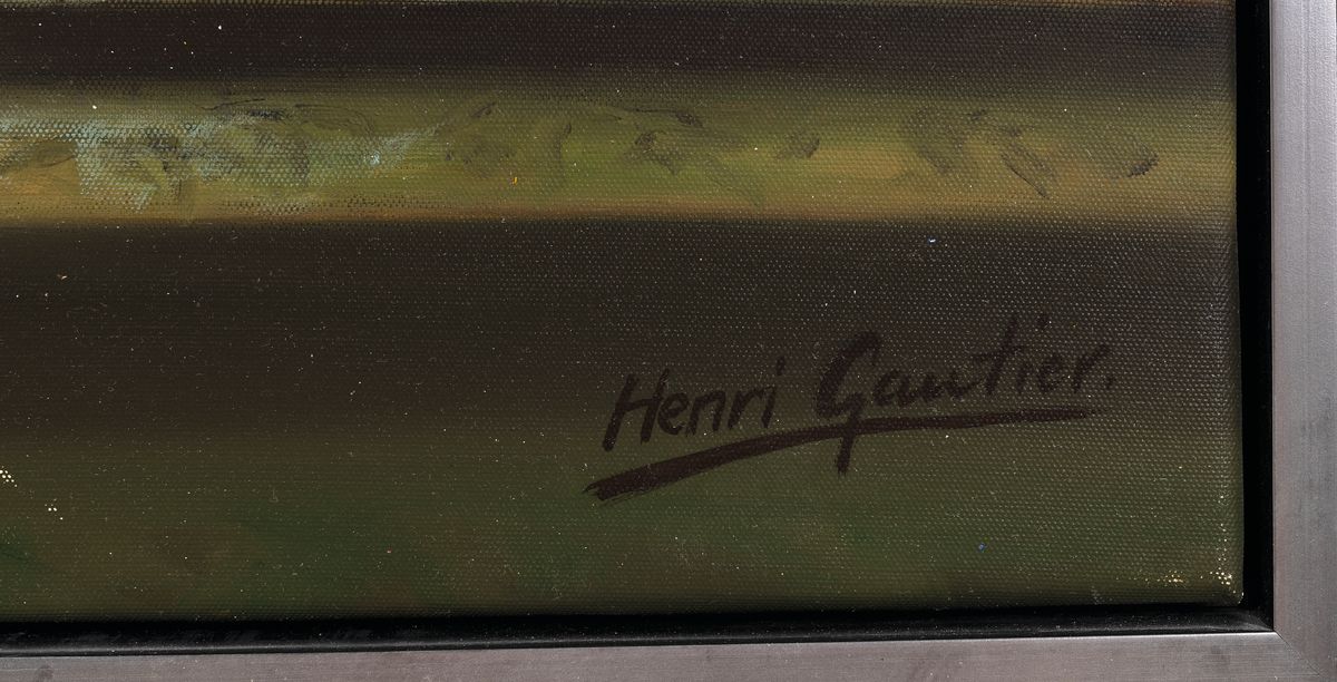 Detail a: Henri Gautier, geb. 1955 Korsika, Stillleben mit chinesischen Gefäßen in fotorealistischer Manier, Acryl/Lwd, rechts unten signiert, ca. 50x60cm, R.
