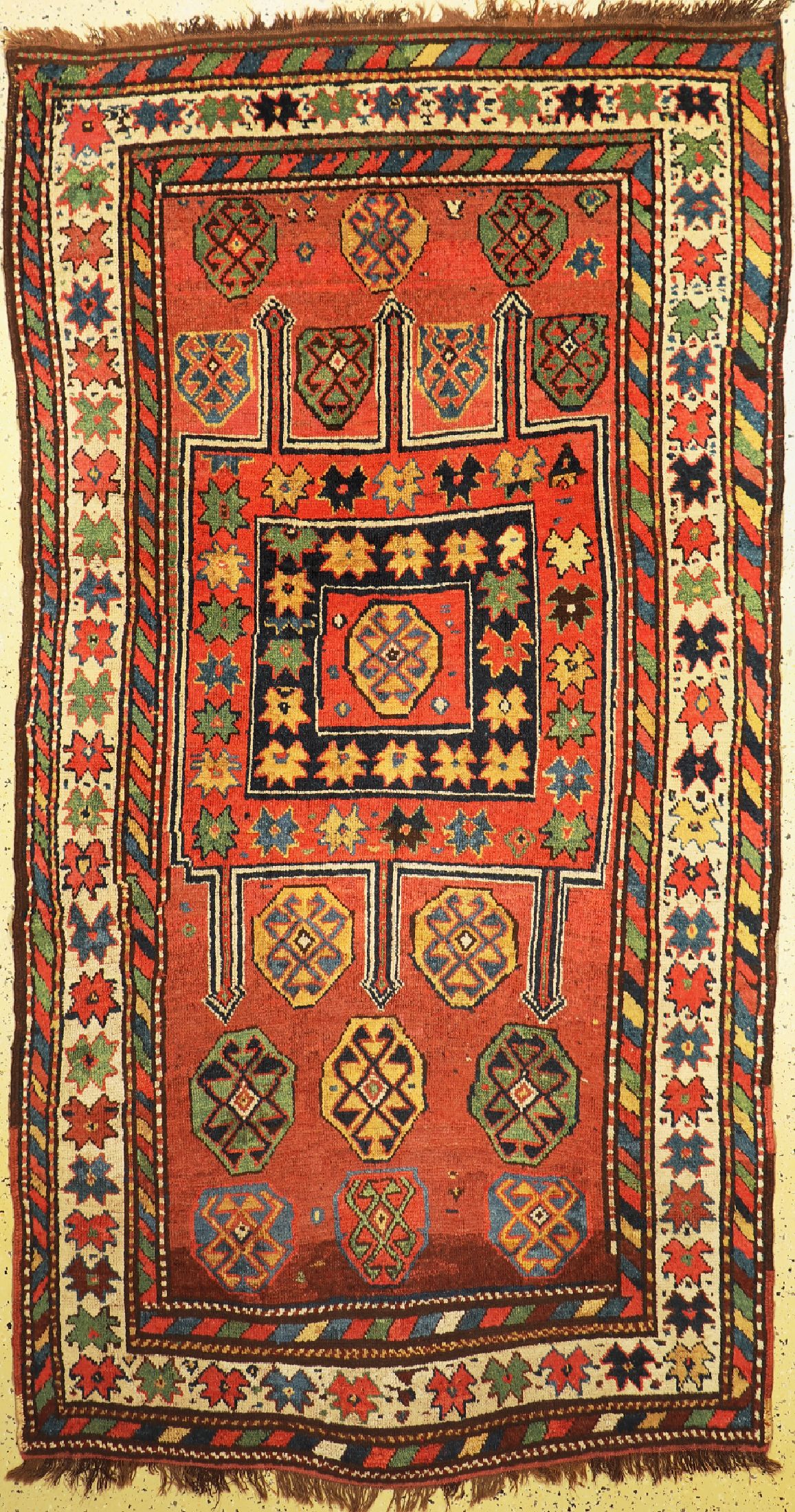 Khorasan Kordi antik, Persien, um 1900, Wolle auf Wolle, ca. 285 x 184 cm, EHZ: 2-3