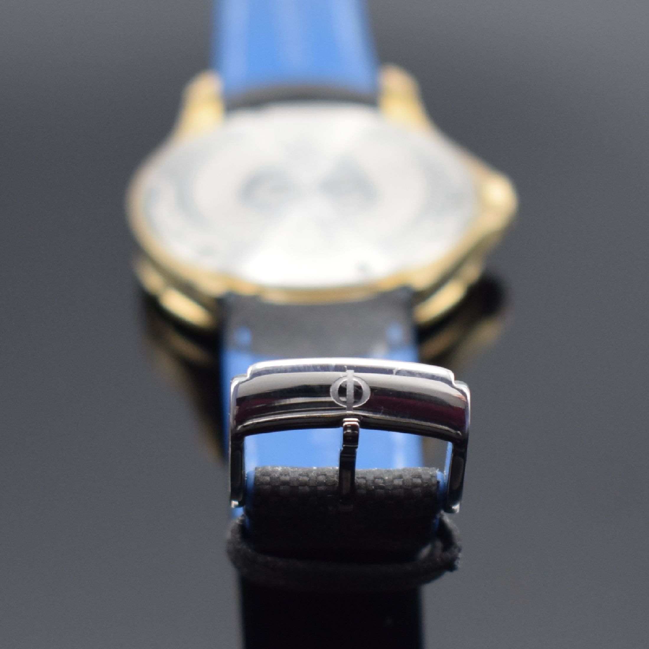 Detail b: BAUME & MERCIER Armbanduhr Modell Clifton Club Referenz MOA10500, Automatik, Bronzegehäuse inkl. orig. Kautschukband m. orig. Dornschl., Krone und ...