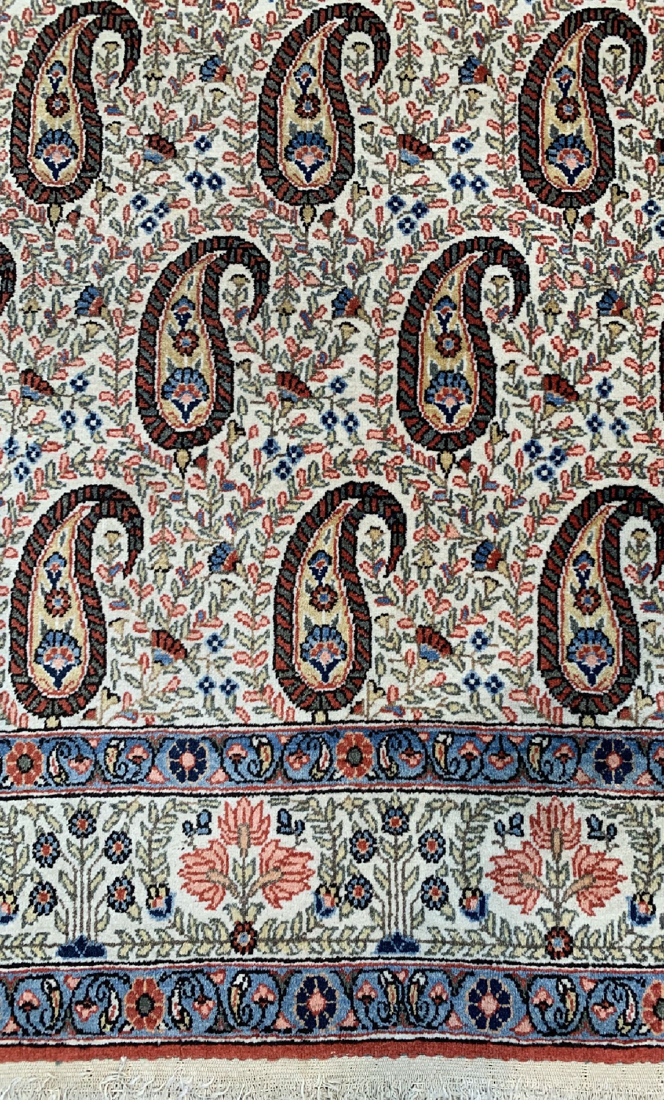 Detail b: Ghom alt, Persien, um 1930, Wolle auf Baumwolle, ca. 200 x 141 cm, EHZ: 1-2
