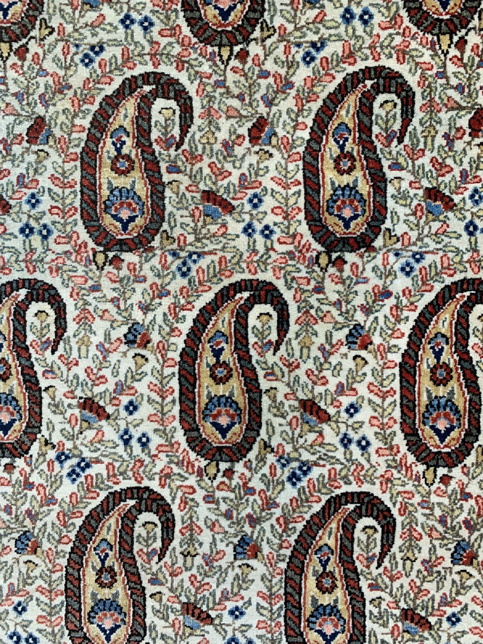 Detail c: Ghom alt, Persien, um 1930, Wolle auf Baumwolle, ca. 200 x 141 cm, EHZ: 1-2