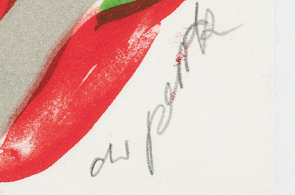 Detail a: A.R. Penck, 1939-2017, 3 Farblithographien aus der Kopenhagen Suite II von 1995, alle handsigniert, alle bez. e.a., je ca. 26x25.5cm, unter Glas, in ...