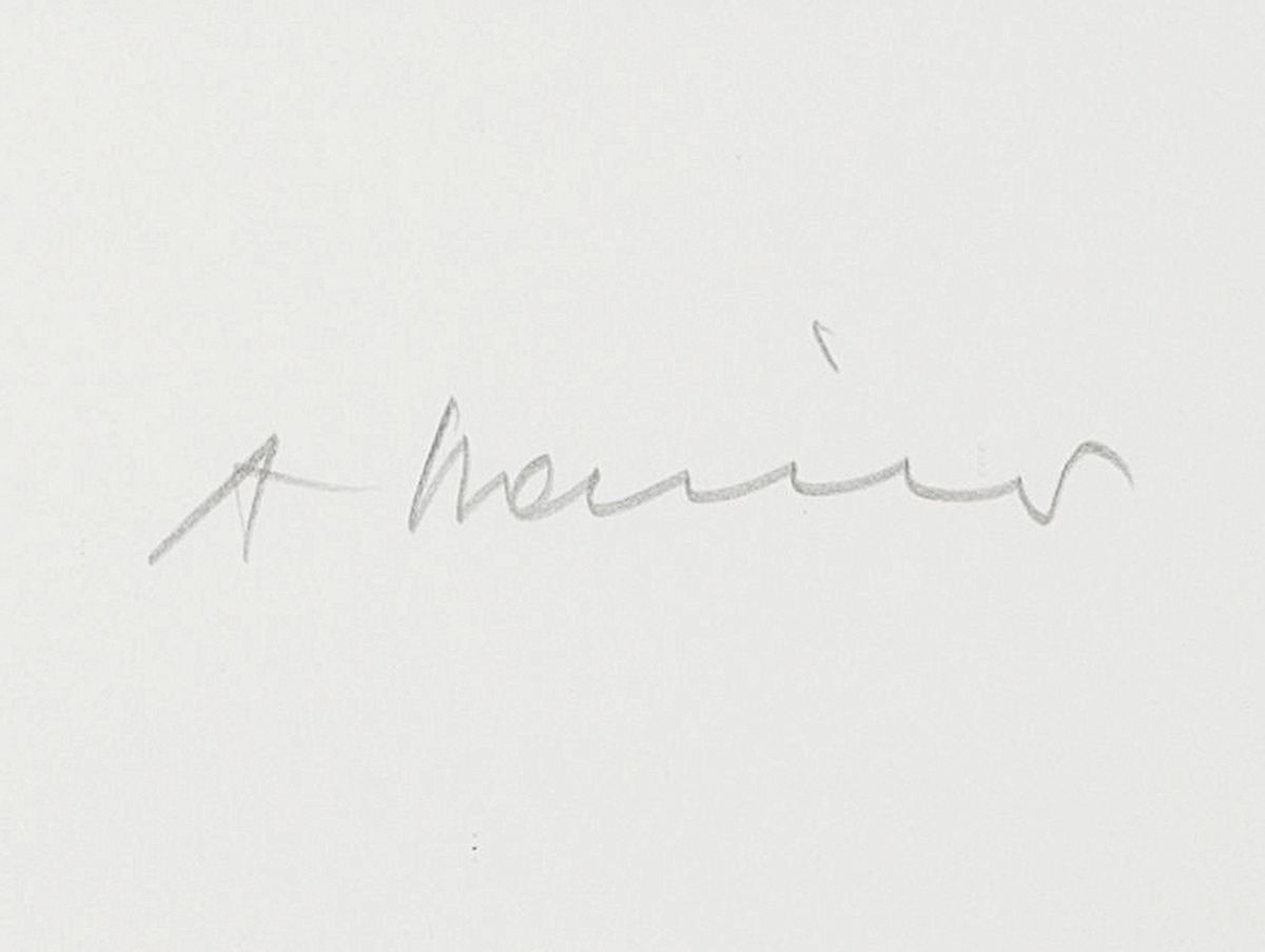 Detail a: Arnulf Rainer, geb. 1929, Ohne Titel, Farboffsetdruck, handsigniert, num. 72/100, ca. 40x30.5cm, Blattgr. ca. 77x56cm, u.Gl., R. ca. 89x66cm