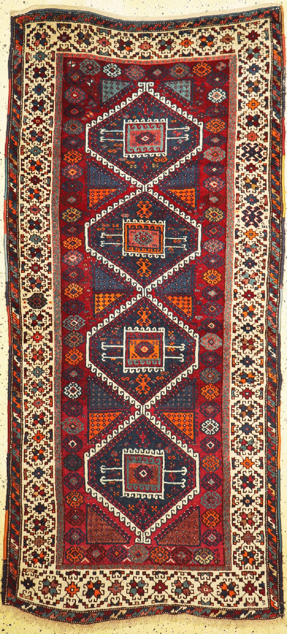 Yürük alt, Türkei, um 1930, Wolle auf Wolle, ca. 240 x 110 cm, EHZ: 2