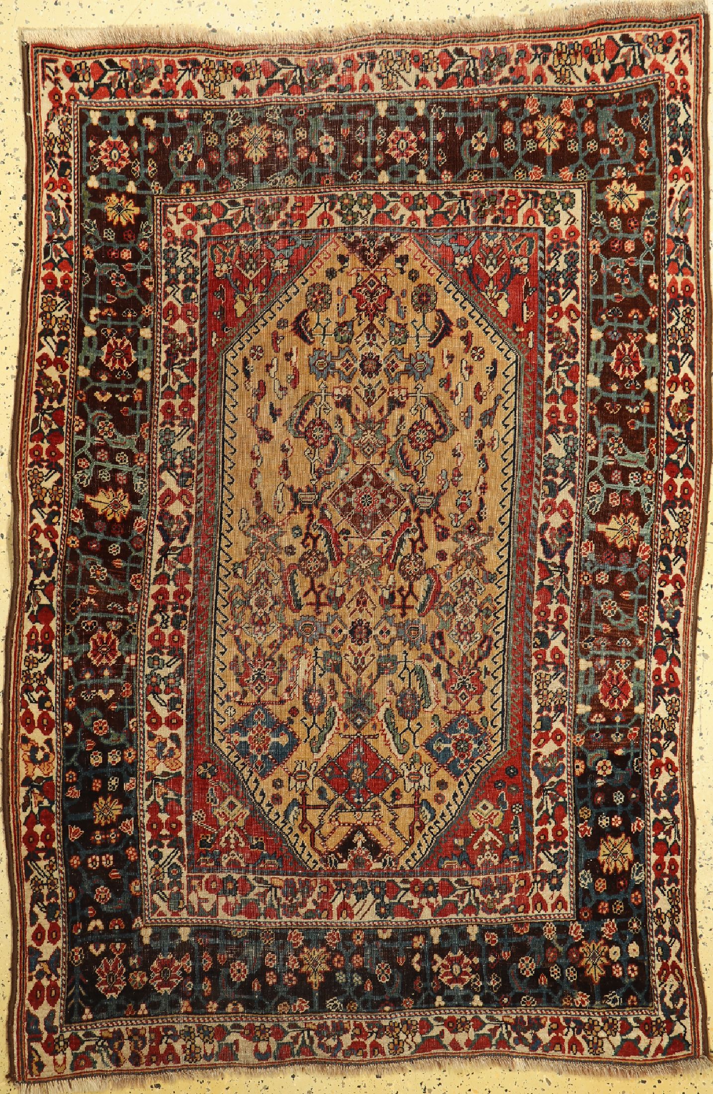 Ghaschgai antik, Persien, um 1900, Wolle auf Wolle, ca. 190 x 128 cm, EHZ: 3