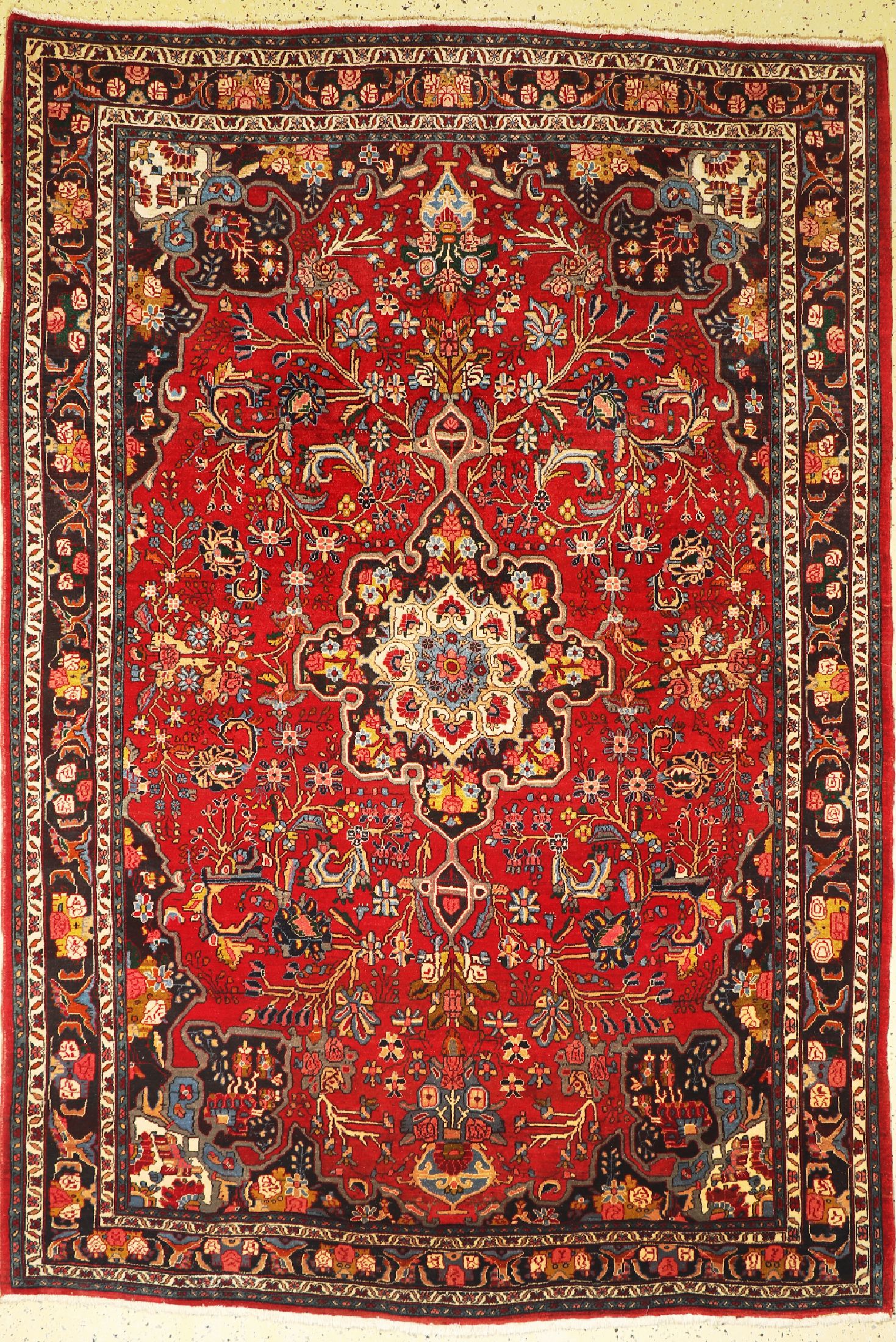 Bidjar alt, Persien, um 1950, Wolle auf Baumwolle, ca. 300 x 210 cm, EHZ: 1-2