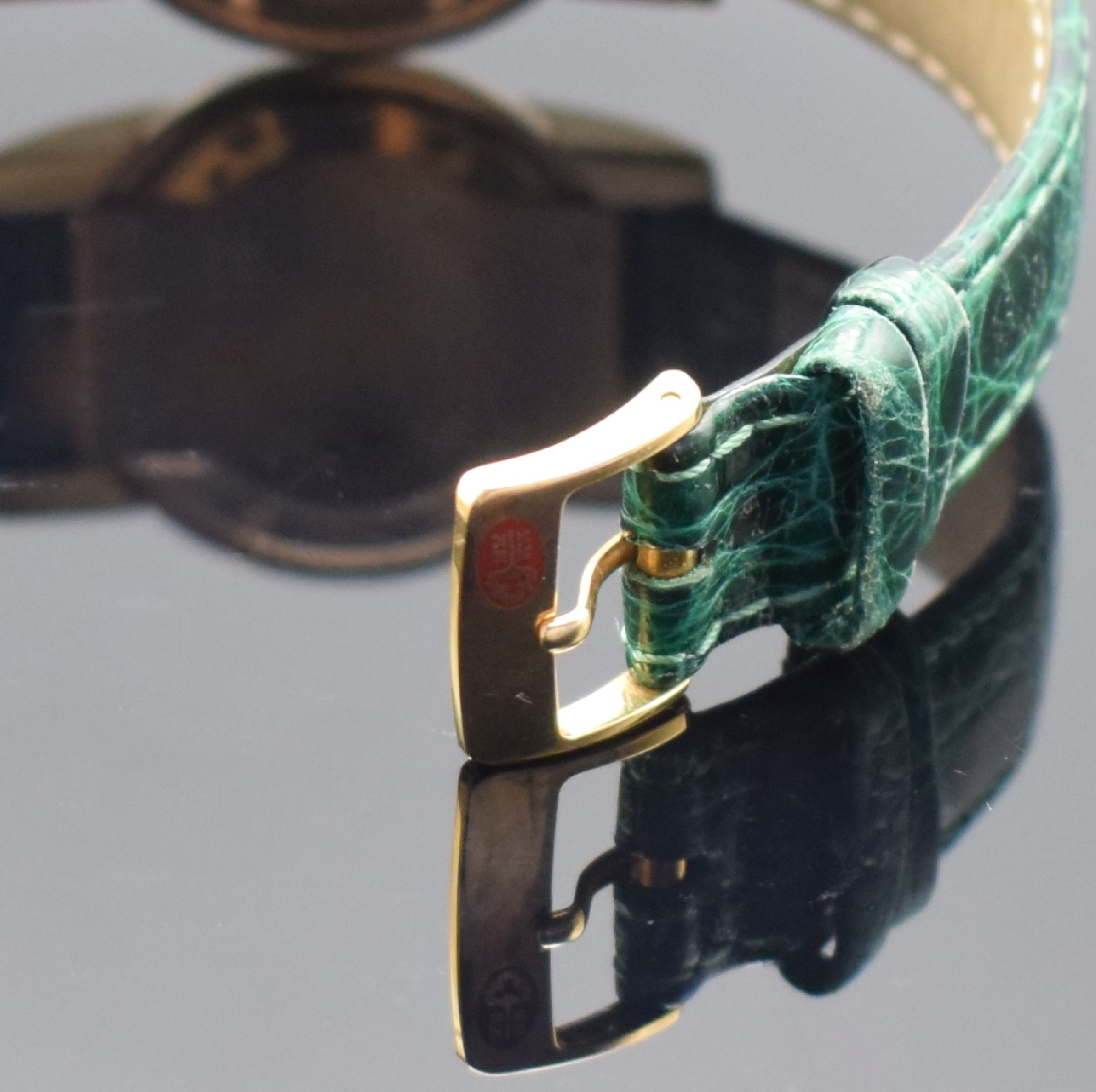 Detail b: CORUM feine und seltene Herrenarmbanduhr Modell Symbiose Design von R. Ventrella in GG/RG 750/000 Referenz 78.120.54, Automatik, Schweiz um 1997, ...