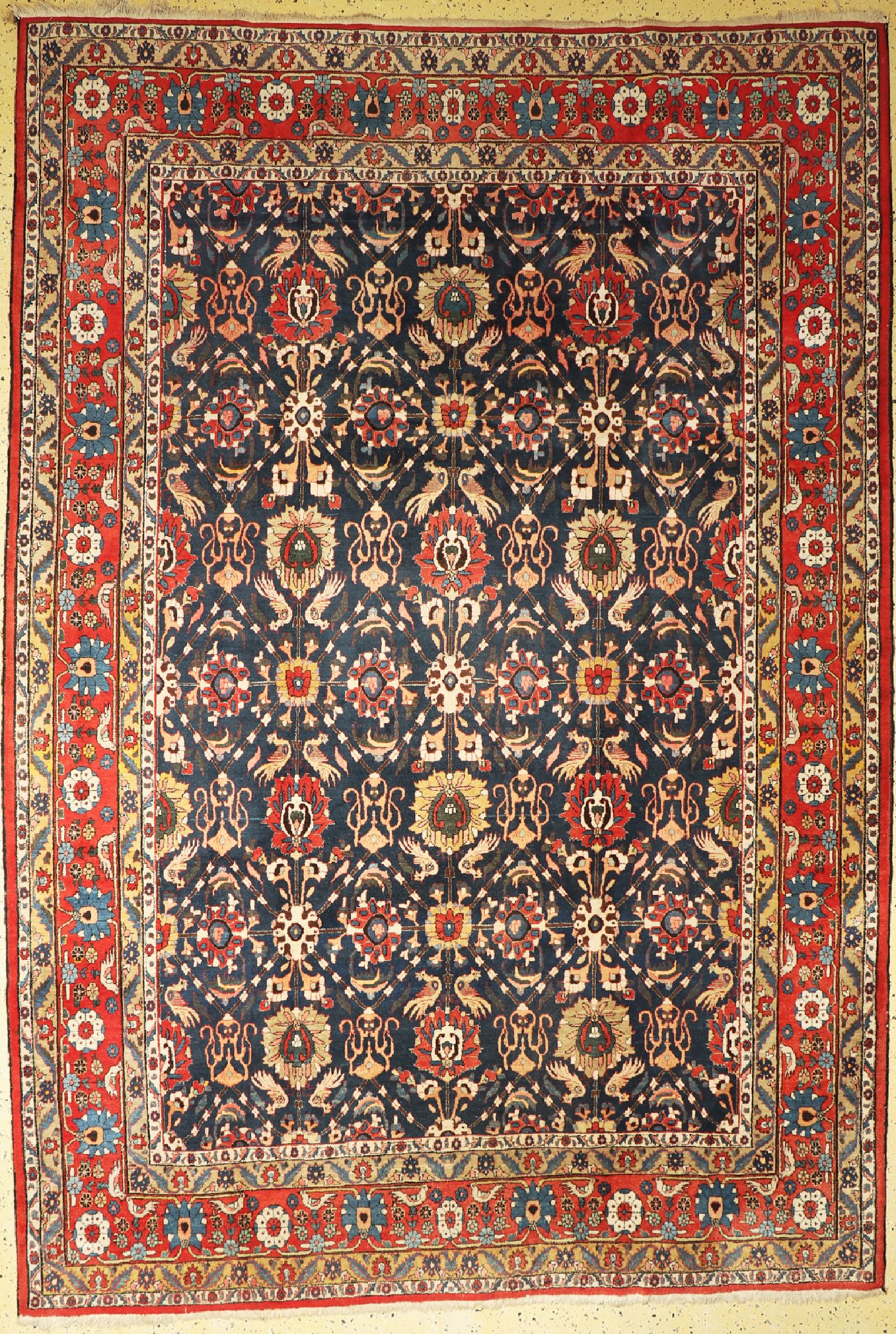 Waramin alt, Persien, um 1940, Wolle auf Baumwolle, ca. 320 x 225 cm, EHZ: 1-2
