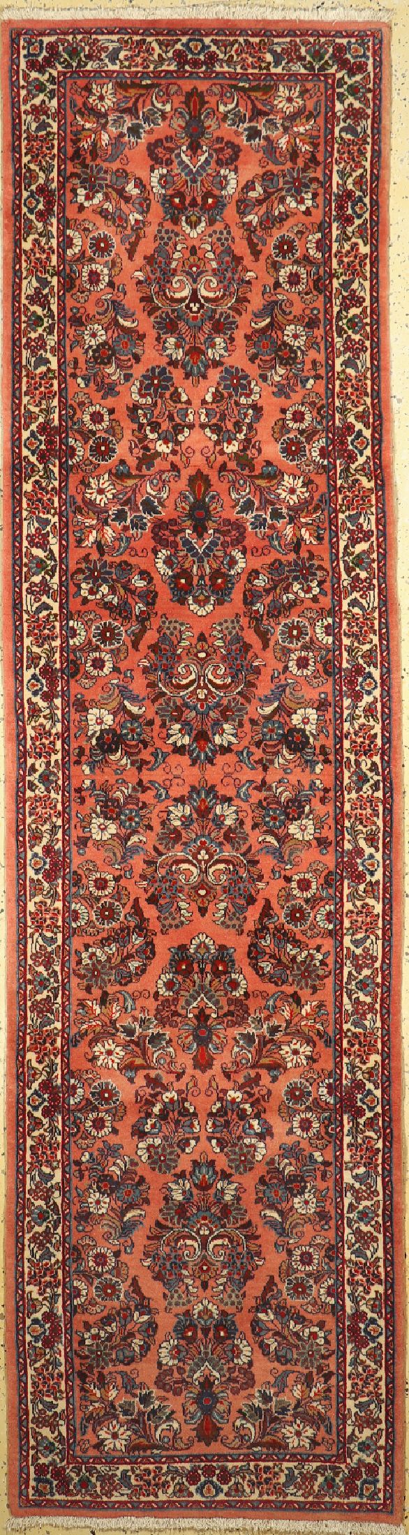 Sarogh alt, Persien, ca. 40 Jahre, Wolle auf Baumwolle, ca. 315 x 82 cm, gereinigt, EHZ: 1(gebraucht)