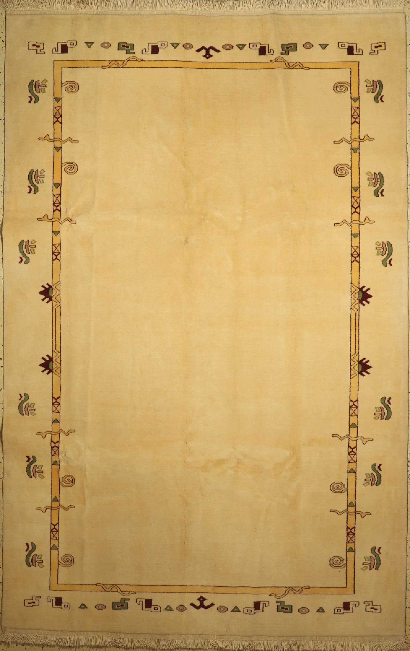 Konya alt, Türkei, ca. 40 Jahre, Wolle auf Wolle, ca. 210 x 130 cm, EHZ: 2 Restaurierungsbedürftig