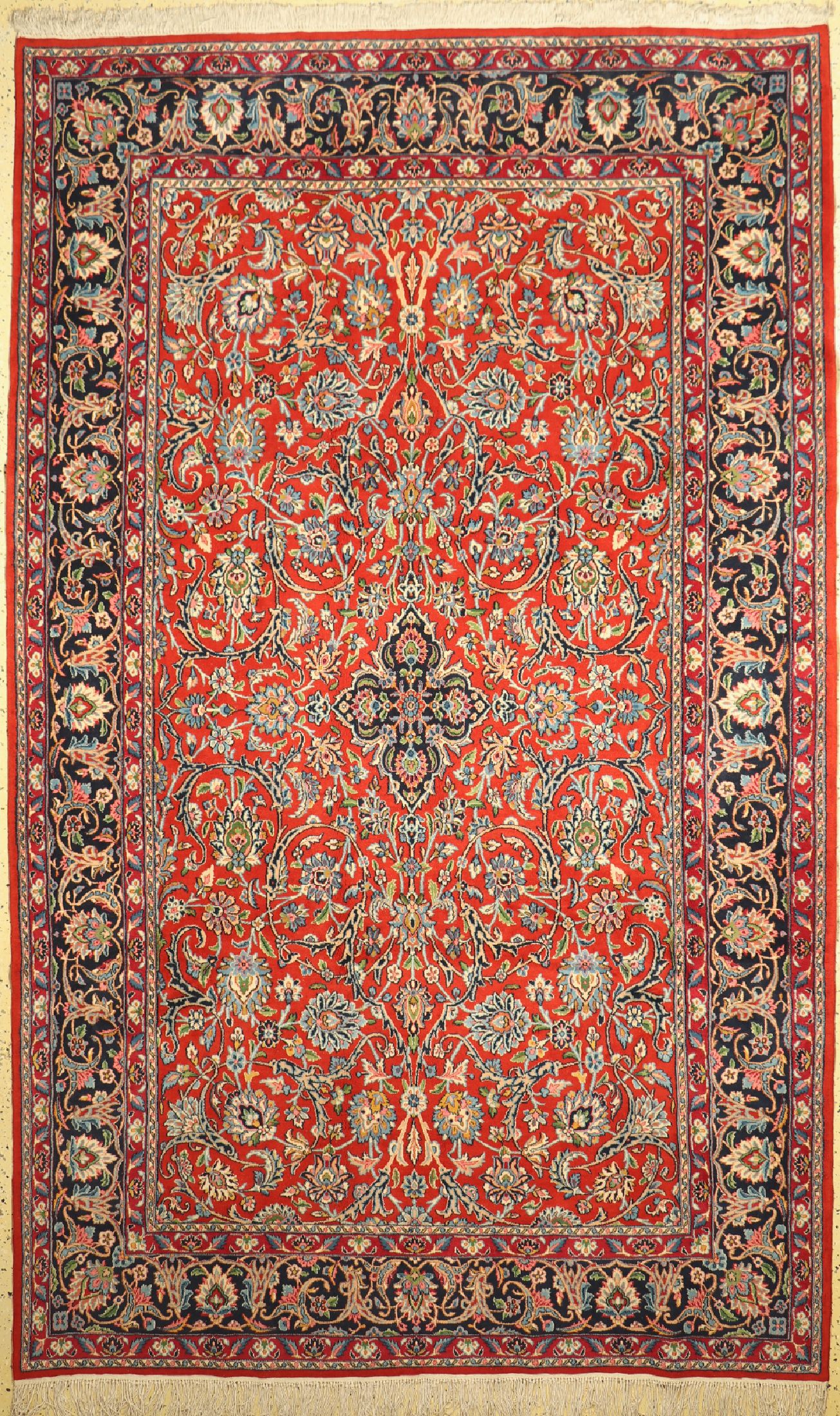Yazd alt, Persien, um 1960, Wolle auf Baumwolle, ca. 330 x 204 cm, gereinigt, EHZ: 1(gebraucht)