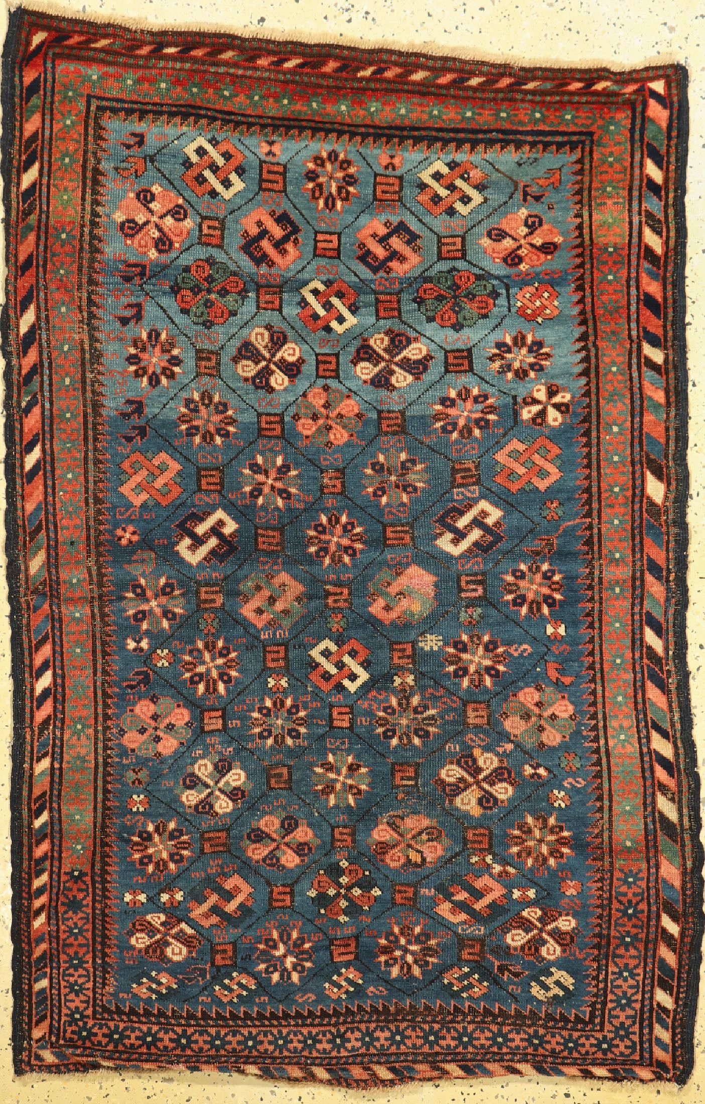 Kazak antik, Kaukasus, 19.Jhd, Wolle auf Wolle, ca. 167 x 105 cm, EHZ: 3-4