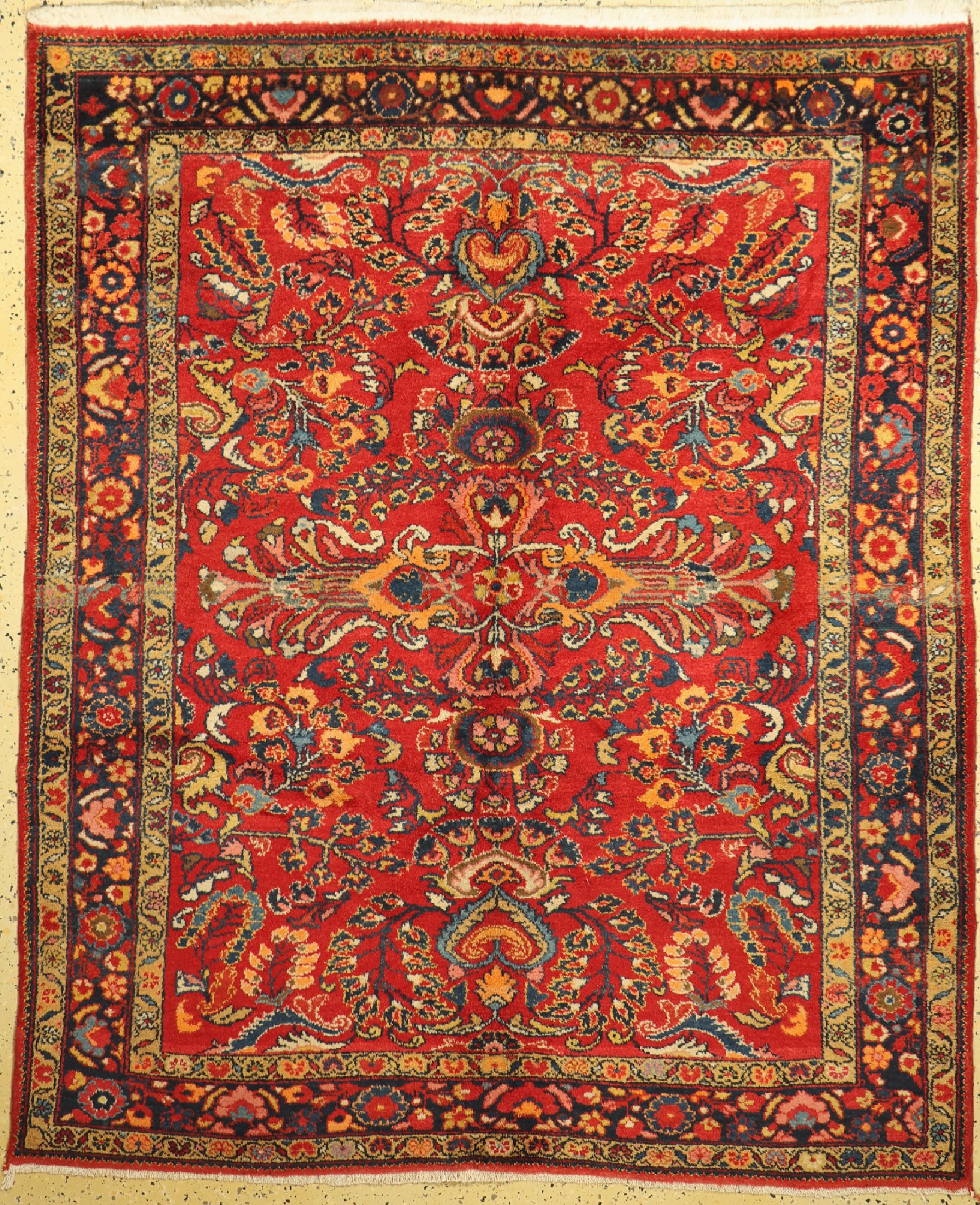 Lilian alt, Persien, um 1950, Wolle auf Baumwolle, ca. 197 x 160 cm, EHZ: 1-2