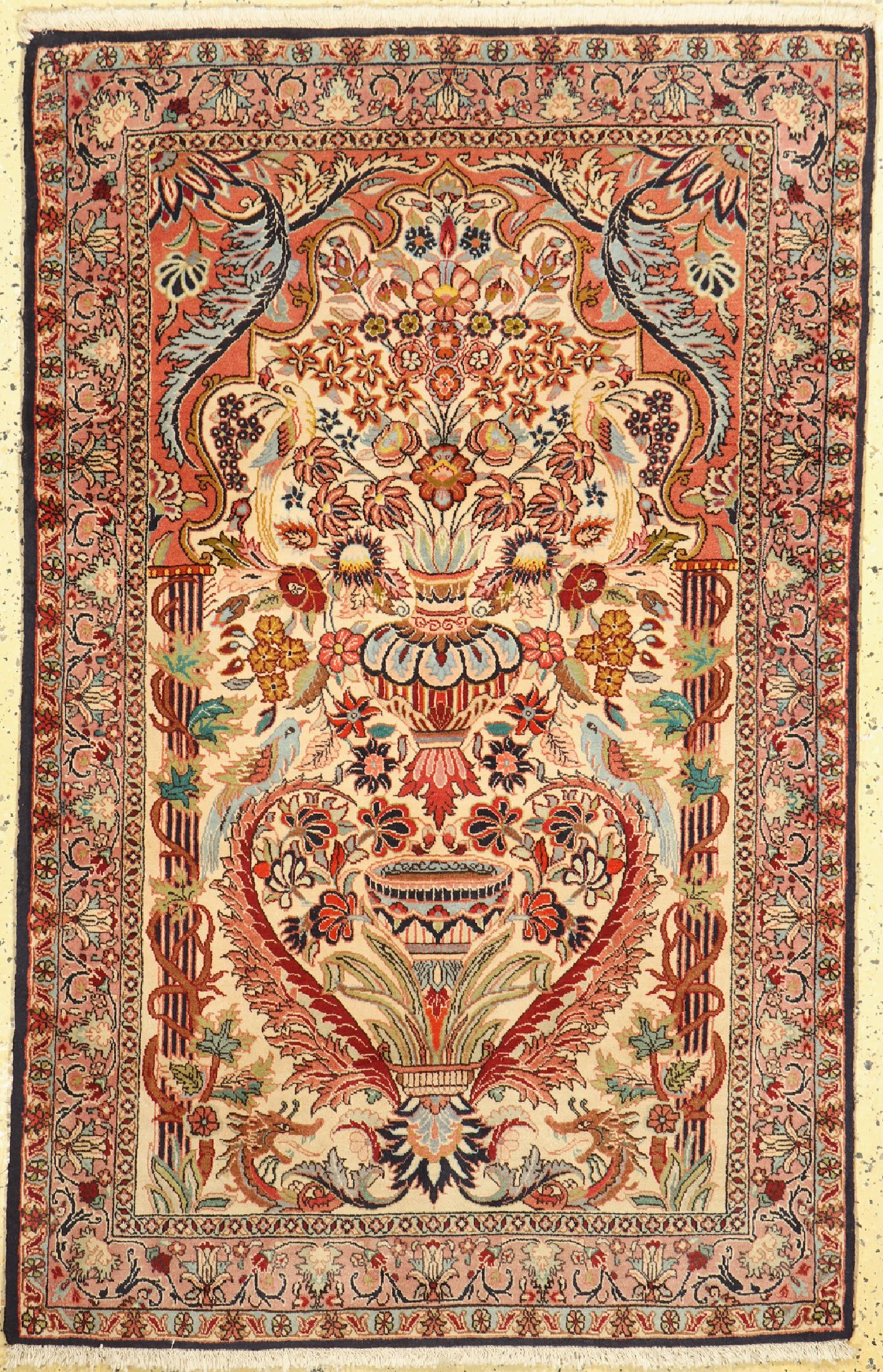 Bidjar Kork fein, Persien, ca. 40 Jahre, Korkwolle auf Baumwolle, ca. 148 x 95 cm, EHZ:1(gebraucht)