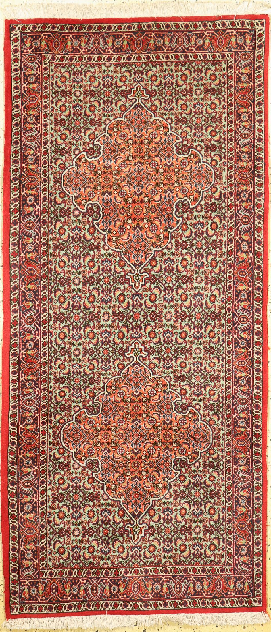 Bidjar Kork fein, Persien, ca. 40 Jahre, Korkwolle auf Baumwolle, ca. 195 x 88 cm, EHZ:1(gebraucht)