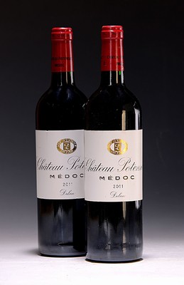 6 Flaschen Chateau Potensac Medoc 2011, jeweils 75cl, Füllstand high fill, guter Erhaltungszustand