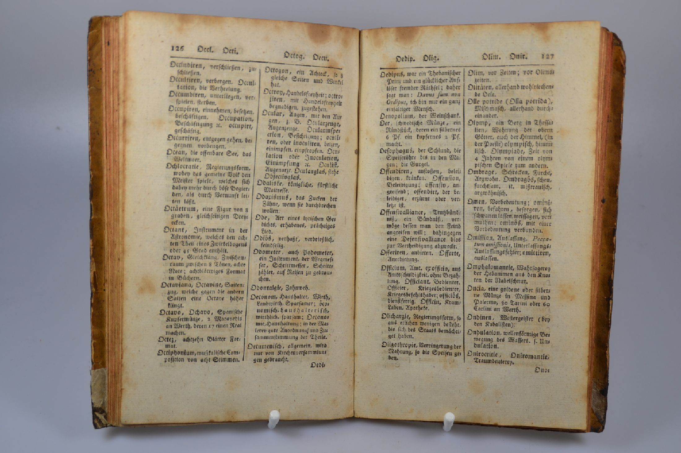 Detail c: Friedrich August Schröter (1752-1828): Terminologie-technisches Wörterbuch zur Erklärung der in Reden und Schriften häufig vorkommenden fremden ...