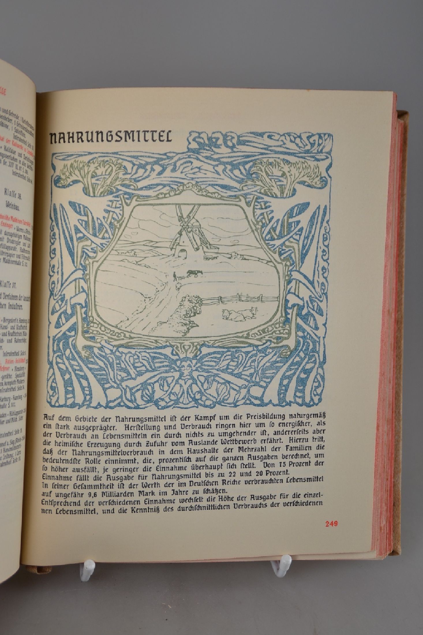 Detail c: Weltausstellung in Paris 1900. Amtlicher Katalog der Ausstellung des Deutschen Reichs, Berlin, Stargardt 1900, künstlerische Leitung der Drucklegung ...