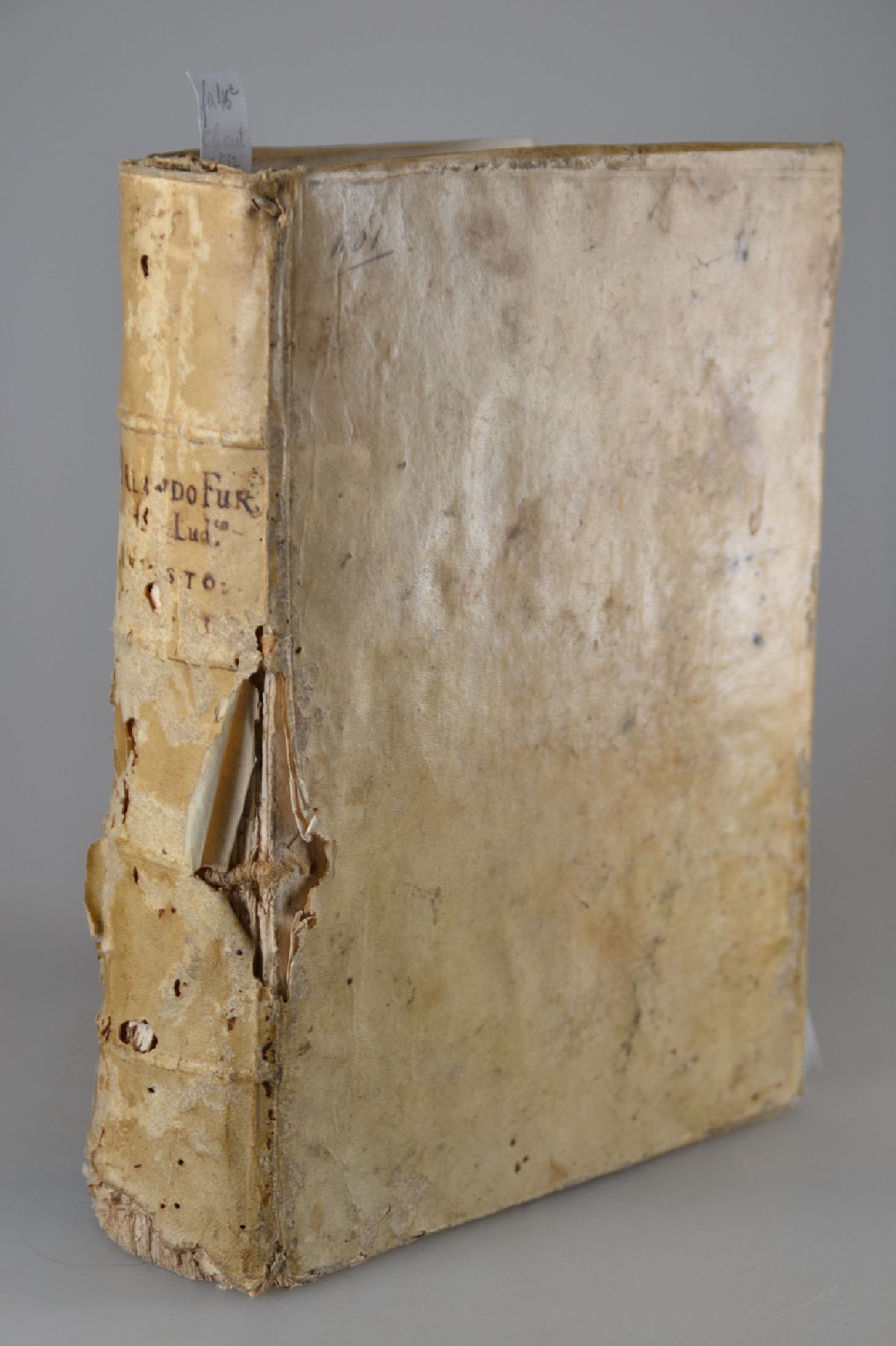 Detail a: Ludovico Ariosto (1474-1533): Orlando Furioso.Tutto ricoretto & di nuove Figure adornato, Venedig, Valgrisi 1587, Versepos "Der rasende ...