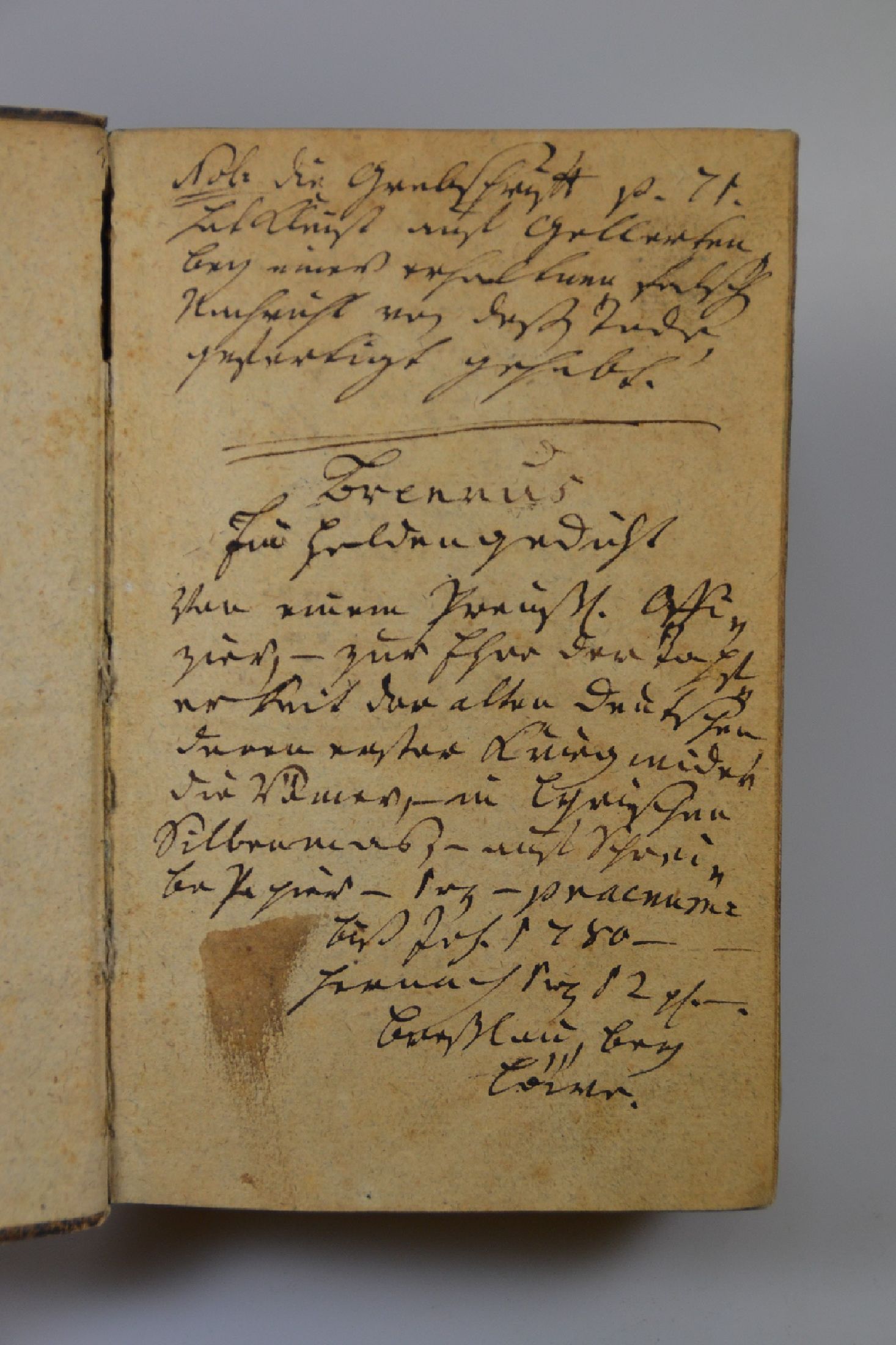 Detail b: Gedichte von dem Verfasser des Frühlings (Ewald Christian von Kleist), 6 Titel in einem Band, Berlin, Voß 1753-74, über 688 S., Neue Gedichte ...