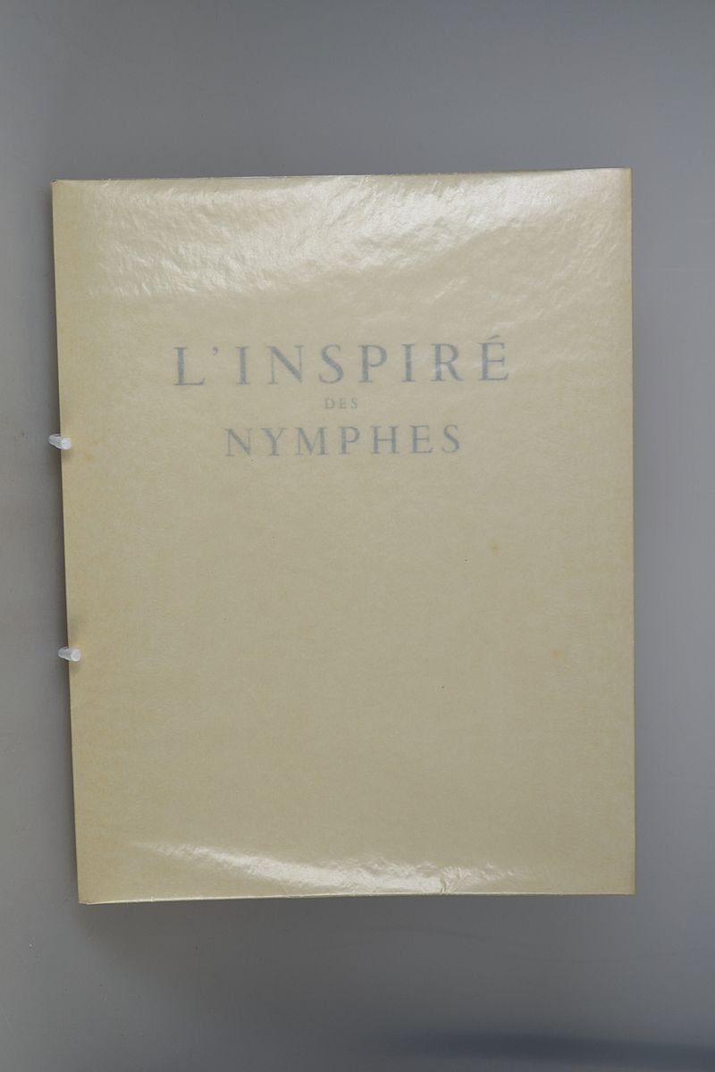 Detail a: Algernon Charles Swinburne (1837-1909): L'Inspire des Nymphes, Paris, Aimery Somogy 1946, 51 Folios, mit 4 ganzseitigen orig. Radierungen von ...