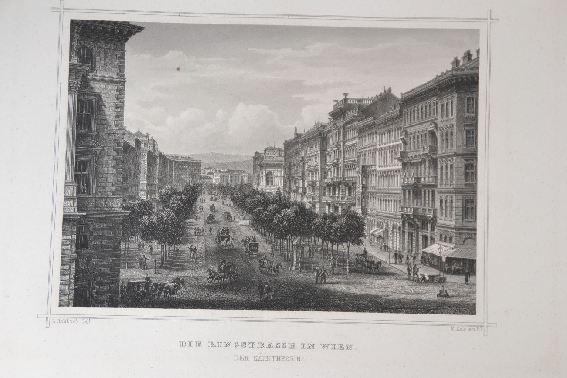 Detail d: August Silberstein (1827-1900): Die Kaiserstadt am Donaustrand. Wien und die Wiener, Wien, Perles 1873, 236 S., mit 30 Stahlstichtafeln, ...