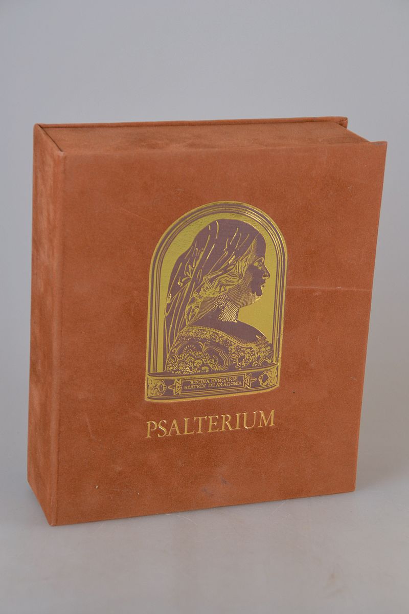 Detail a: Faksimile: Psalterium Beatae Mariae Virginis, Gebetbuch der Königin Beatrix von Ungarn, Budapest, Helikon 1991, Vollfaksimile der Handschrift Cod. ...