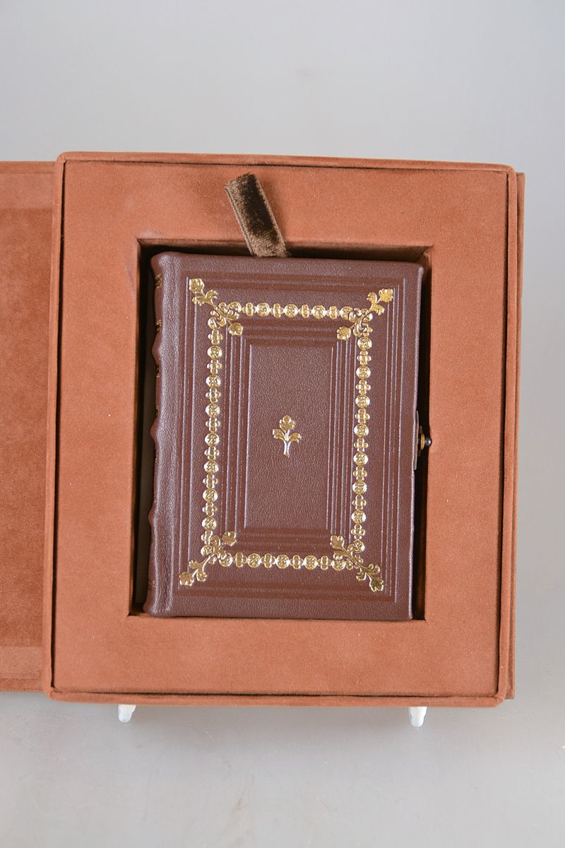 Detail b: Faksimile: Psalterium Beatae Mariae Virginis, Gebetbuch der Königin Beatrix von Ungarn, Budapest, Helikon 1991, Vollfaksimile der Handschrift Cod. ...