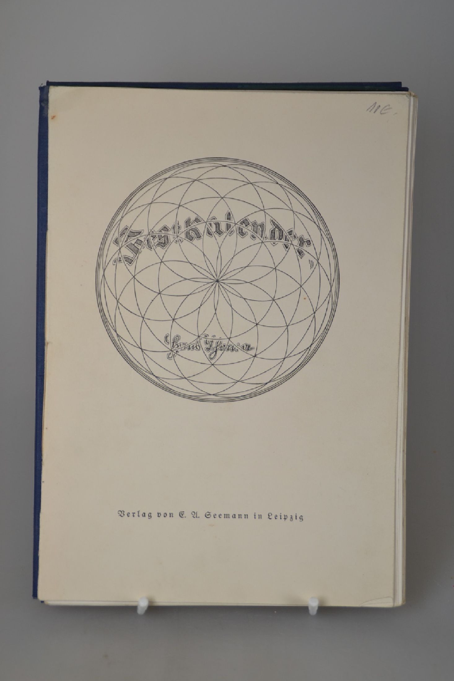 Festkalender von Hans Thoma, Leipzig, E.A.Seemann o.J. (1914), Begleitheft 7 S., 31 Tafeln mit farbigen Reproduktionen nach den Gemälden Thomas, ...