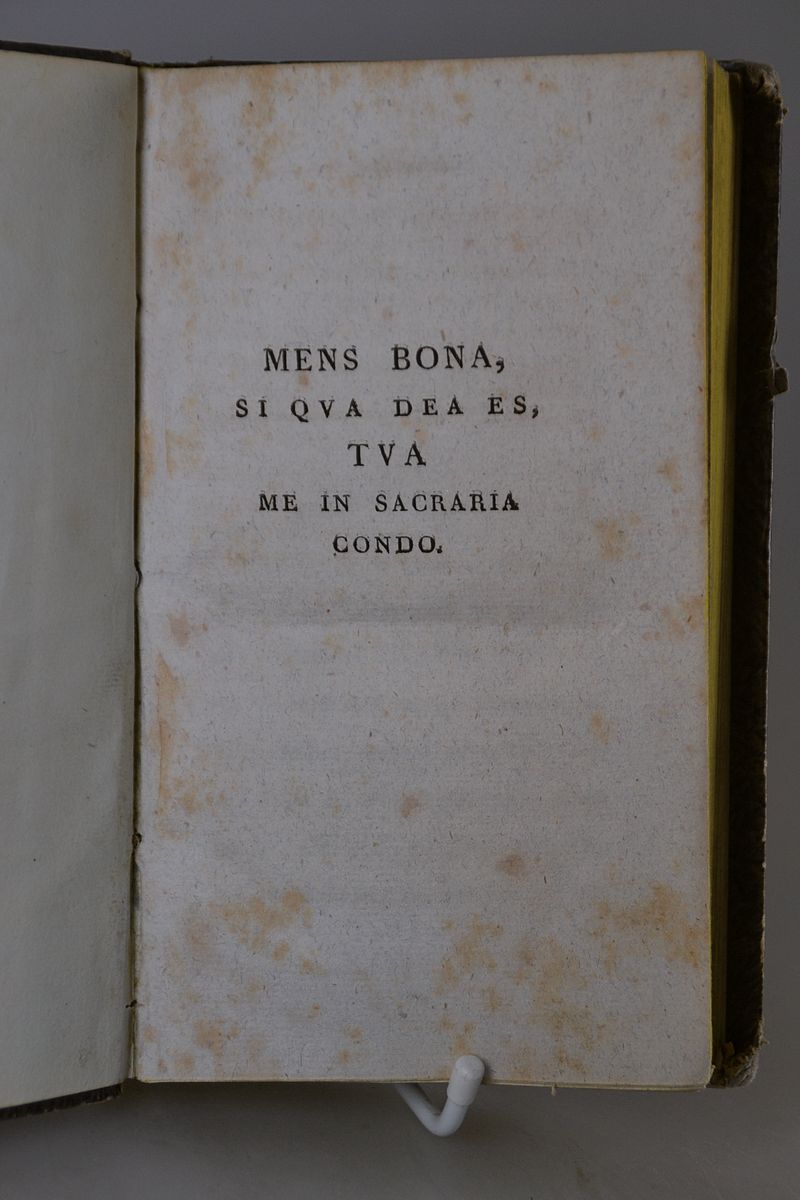Detail c: Johann Gottlieb Buhle (1763-1821): Über den Ursprung und die Schicksale der Rosenkreuzer und Freimaurer, o.A. (wohl Erstausgabe: Göttingen, Röwer ...