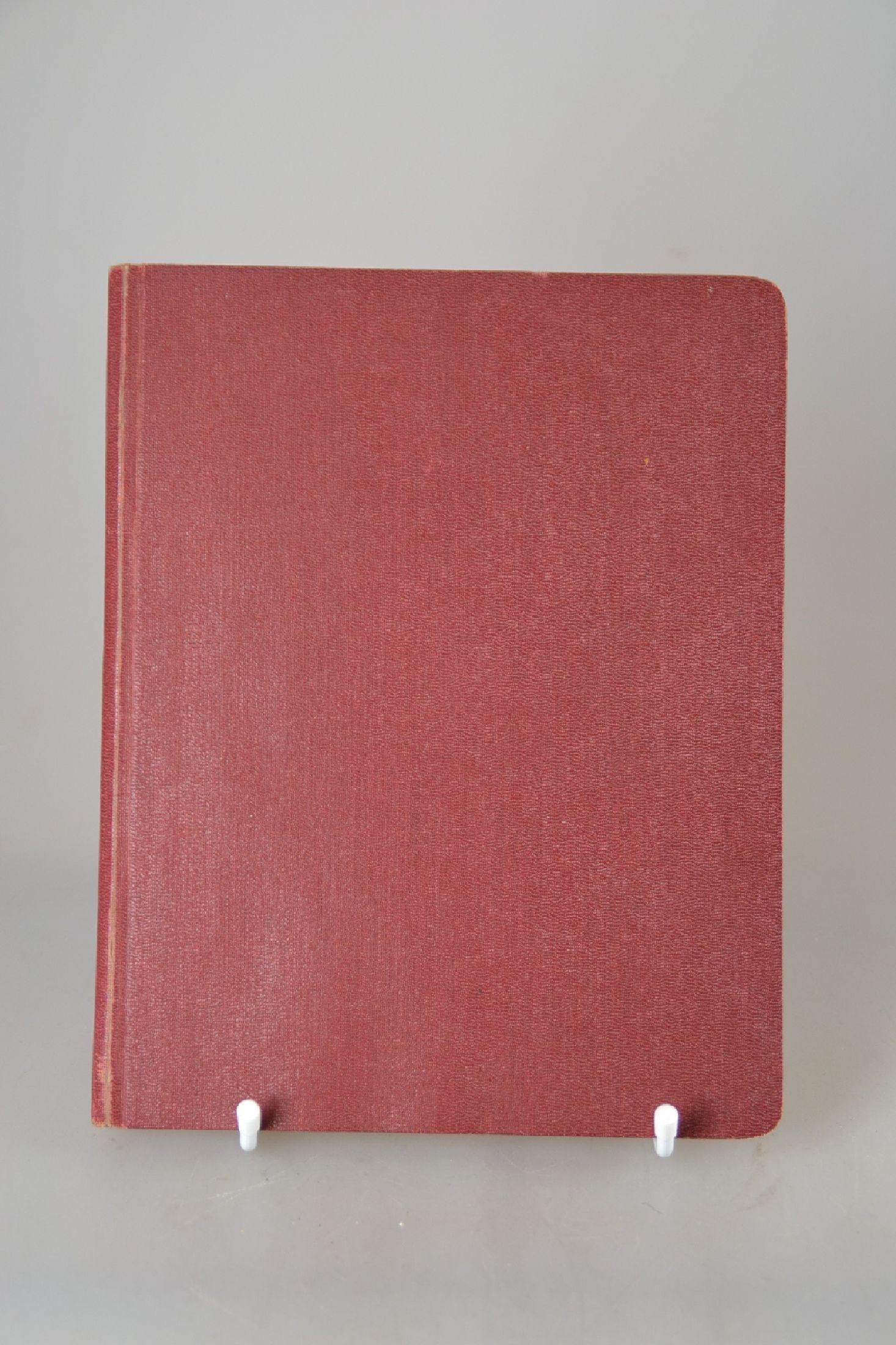 Detail a: Notizbuch mit den "Predigten, gehalten in der Trinitatiskirche zu Mannheim" von Pfarrer Karl Friedrich Renz (1864-1936), 1925-1930, über ...