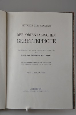 26587925b - Konvolut wissenschaftliche Literatur zum Thema orientalische u. Gebetsteppiche sowie frz. Gobelins, 7 Bücher,1900/20