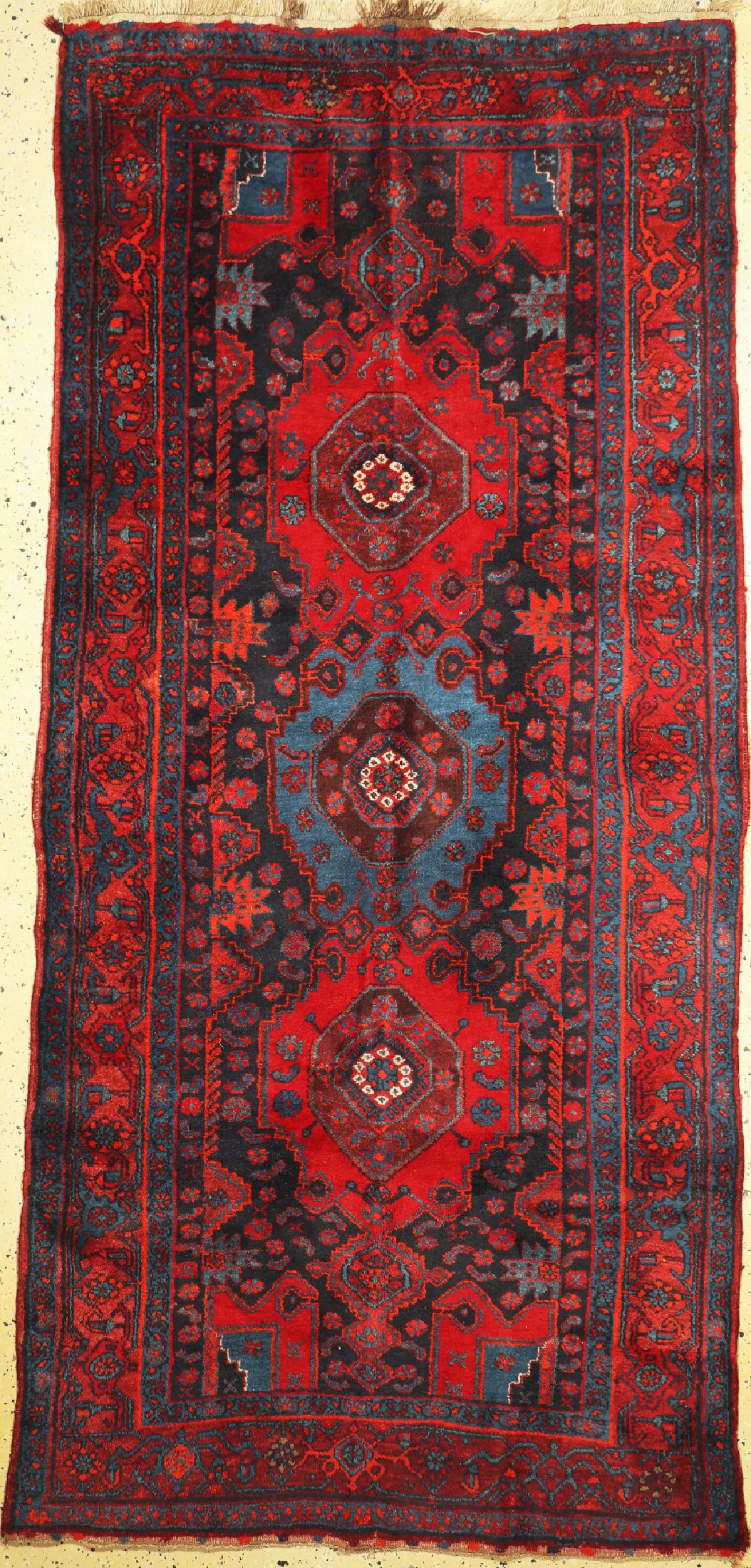 Kordi Bidjar alt, Persien, um 1940, Wolle auf Wolle, ca. 280 x 137 cm, EHZ: 2