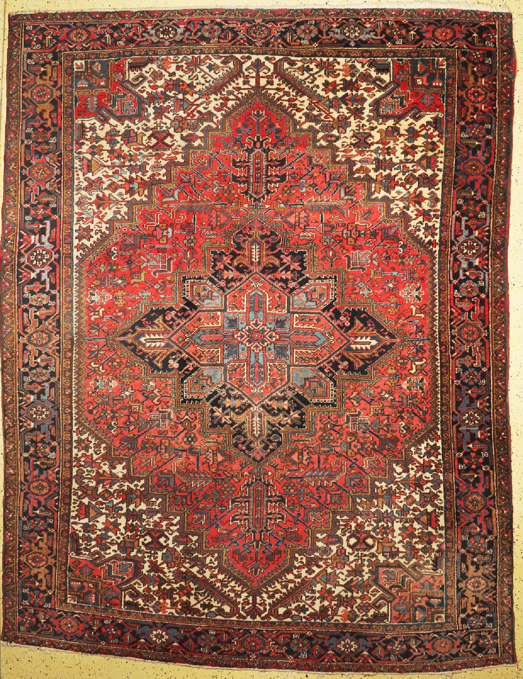 Heriz Persien, Wolle auf Baumwolle , ca. 348 x 272 cm, EHZ: 3