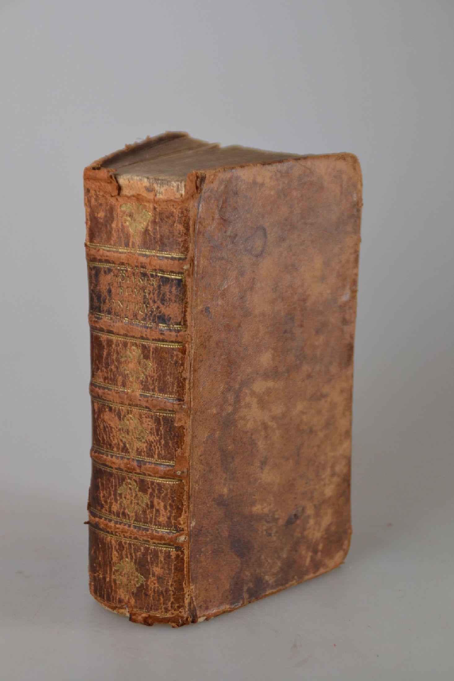 Detail c: Paul Christoph Höpfner: Roma Antiqua oder kurtze Fragen von den alten Gebräuchen der Römer, Halle, Rengerische Buchhandlung 1740, Dritte Auflage ...