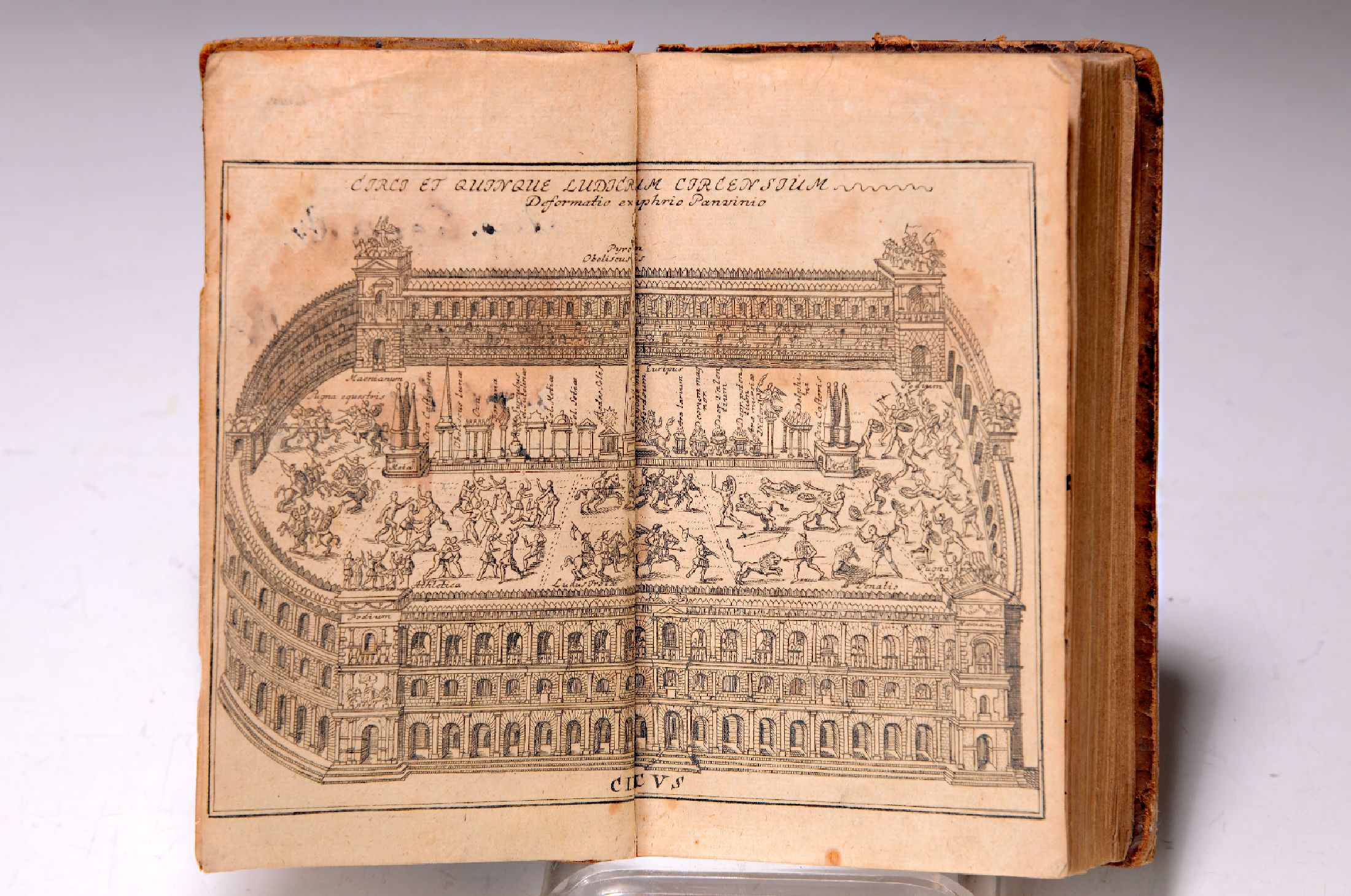 Detail d: Paul Christoph Höpfner: Roma Antiqua oder kurtze Fragen von den alten Gebräuchen der Römer, Halle, Rengerische Buchhandlung 1740, Dritte Auflage ...