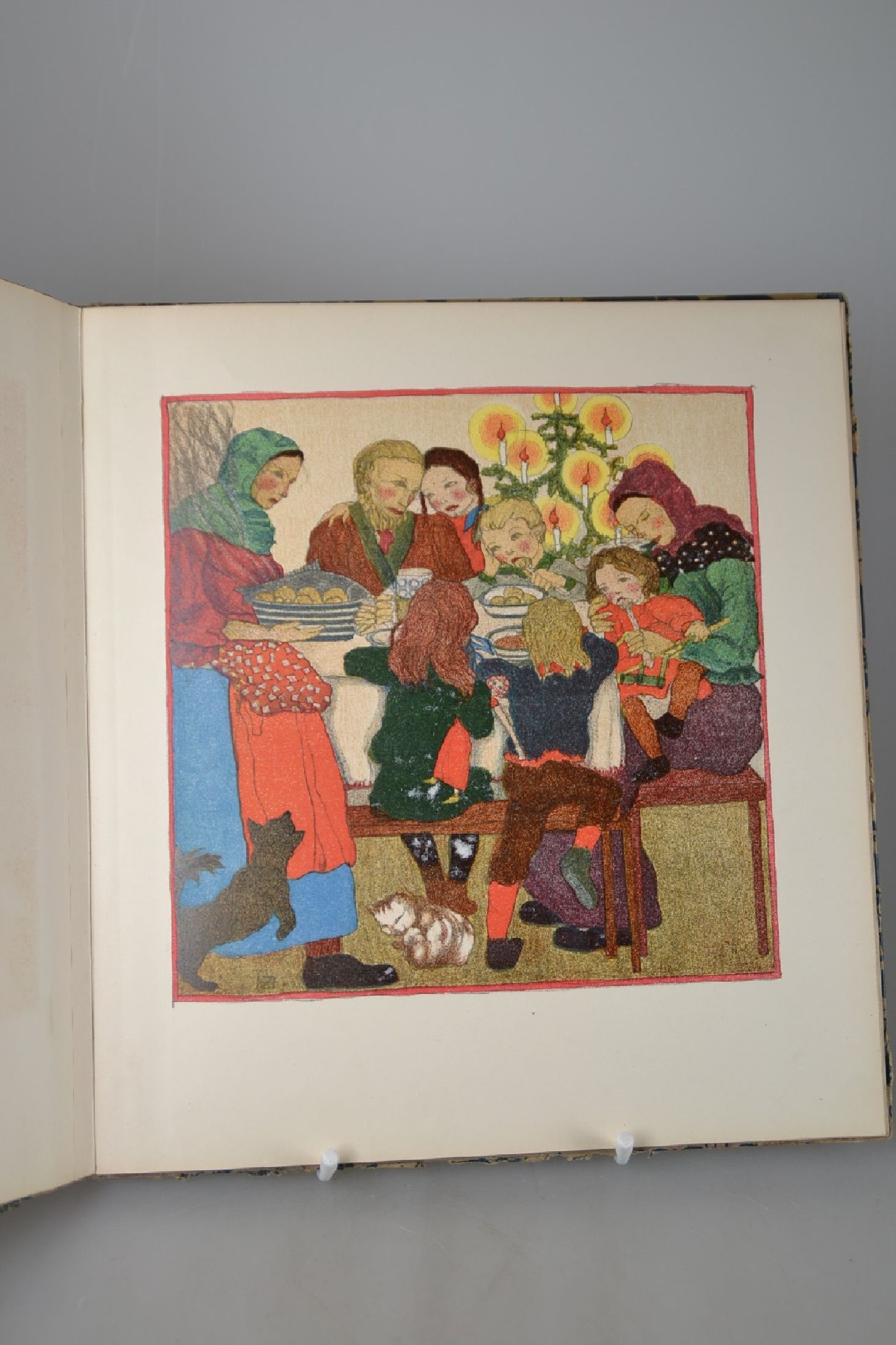 Detail b: Buch: Franz Cizek Hrg.: Weihnacht, Burgverlag Richter & Zöllner Wien 1922, mit 14 Farblithographien versch. Künstler, Franz Cizek war Prof. an der ...