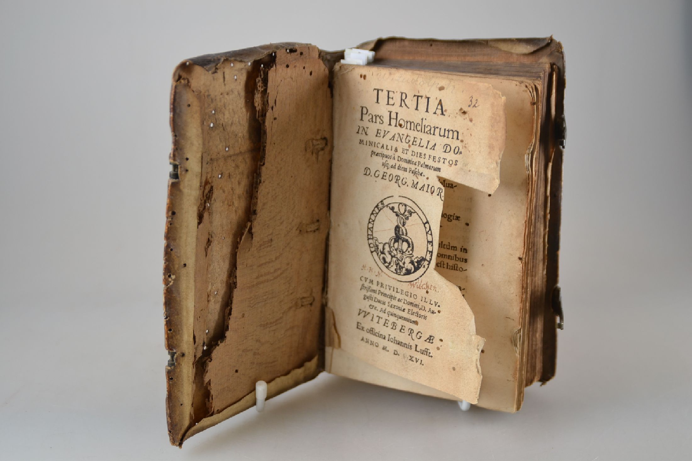 Georg Meier (1502-1574): Tertia Pars Homeliarum in Evangelia Dominicalia et dies Festos, Wittenberg, Hans Lufft 1516 (?), 295 Folios, mit 23 ...