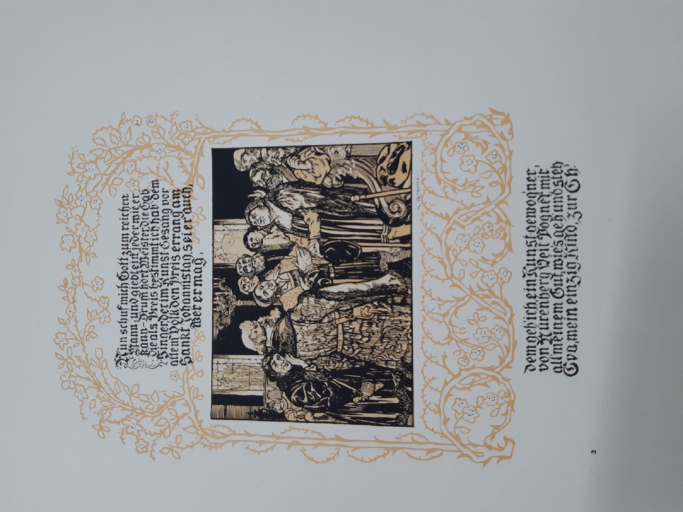 Detail e: Hugo Ludwig Braune (1872-?): 4 Mappen Richard Wagners Bühnenwerke in Bildern dargestellt, Leipzig, Siegel's Musikalienhandlung R. Linnemann ...