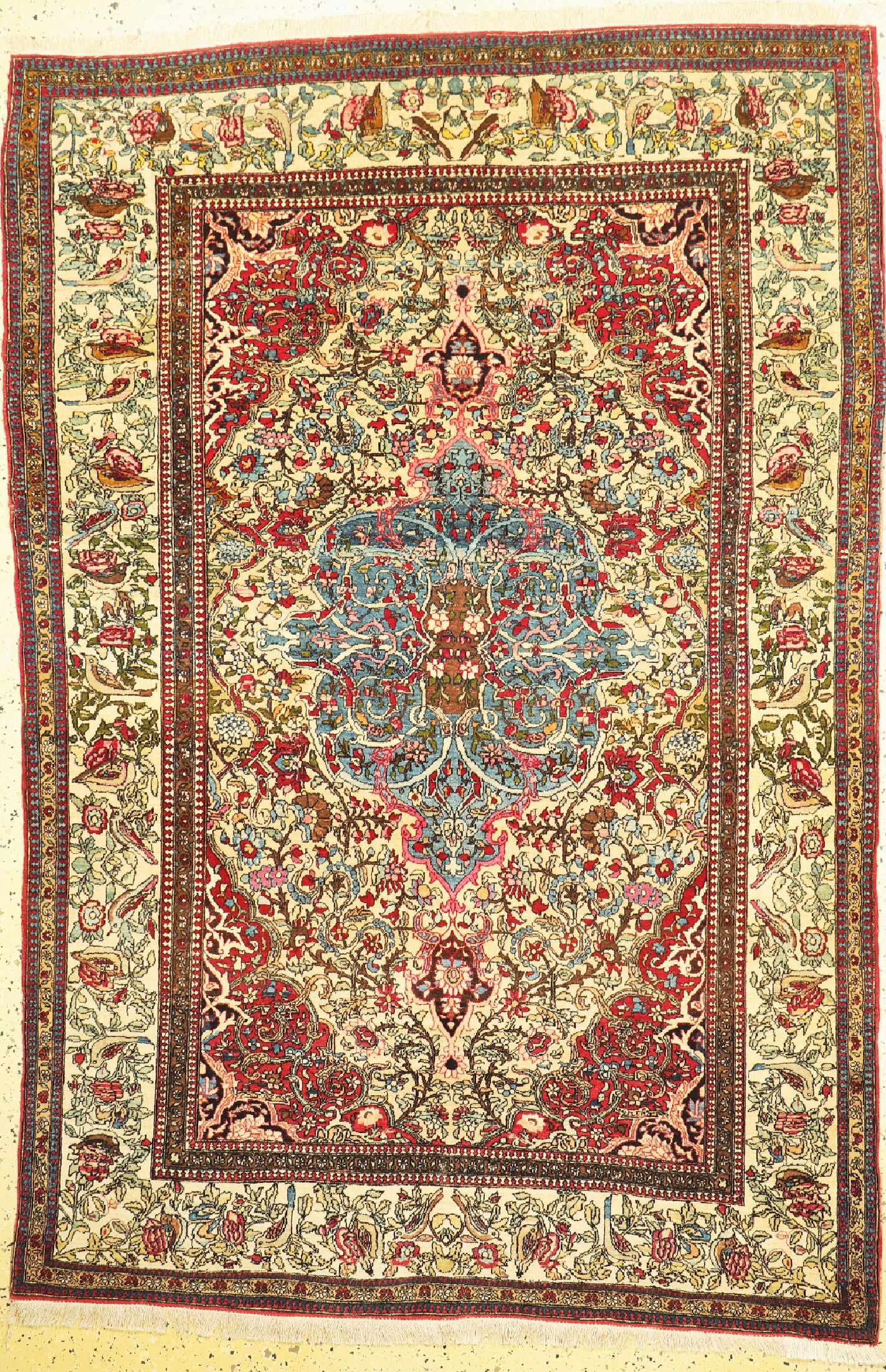 Esfahan antik, Persien, um 1900, Wolle auf Baumwolle, ca. 210 x 142 cm, EHZ: 2
