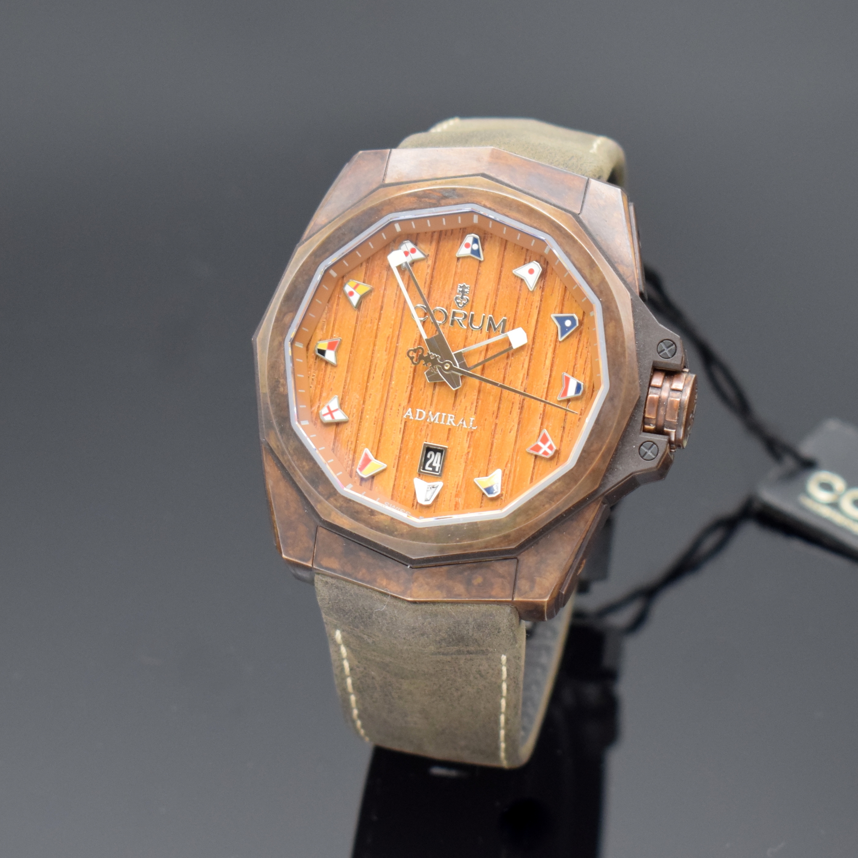 Image 26589902 - CORUM Herrenarmbanduhr Admiral´s Cup AC-One 45 Bronze Referenz 082.500.53/0F62 AW02, ...