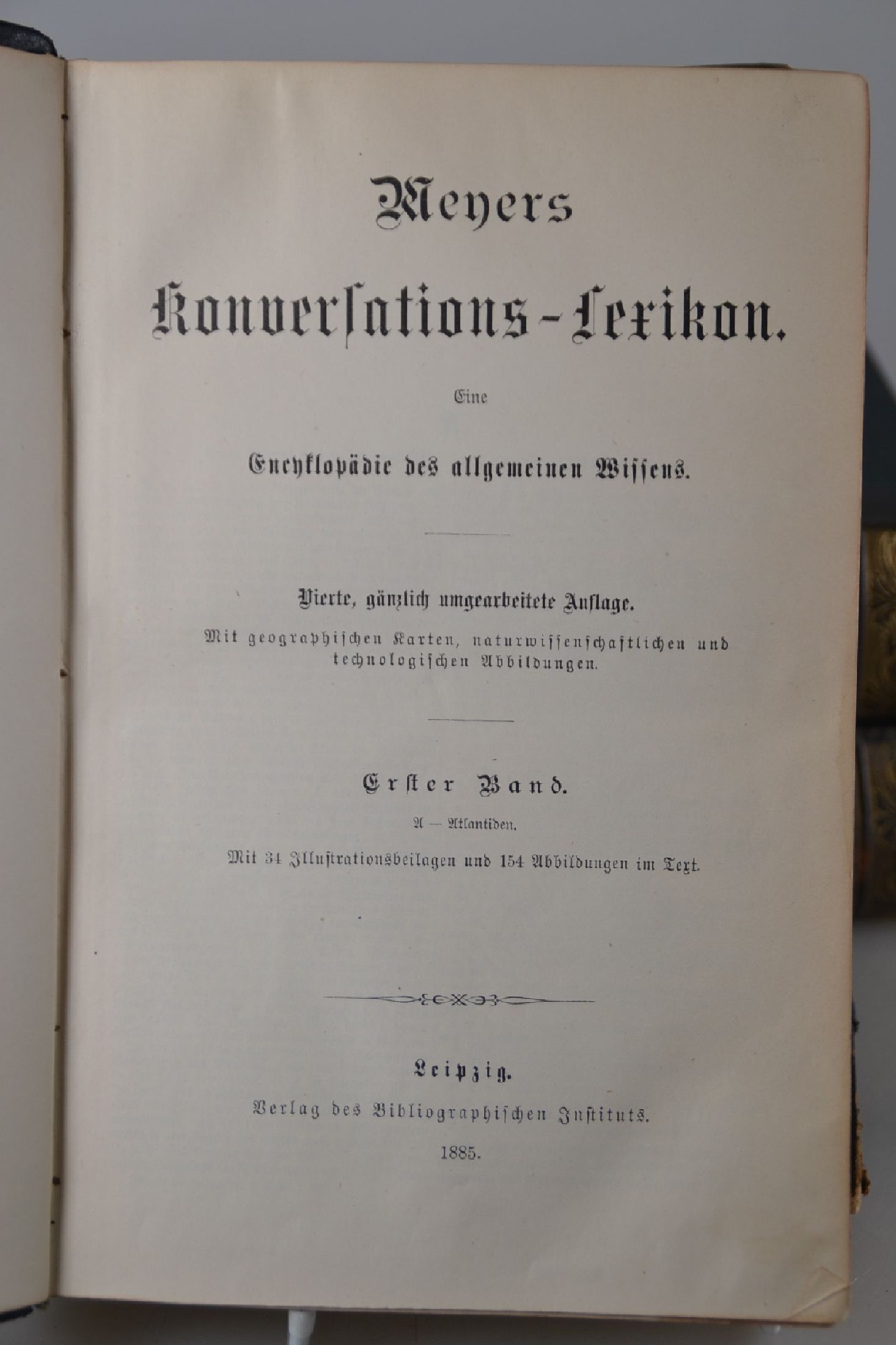 Detail a: Meyers Konversations-Lexiken. Eine Enzyklopädie des allgemeinen Wissens, in 18 Bänden, Leipzig, Bibliographisches Institut 1885-1891, 4. Auflage, ...