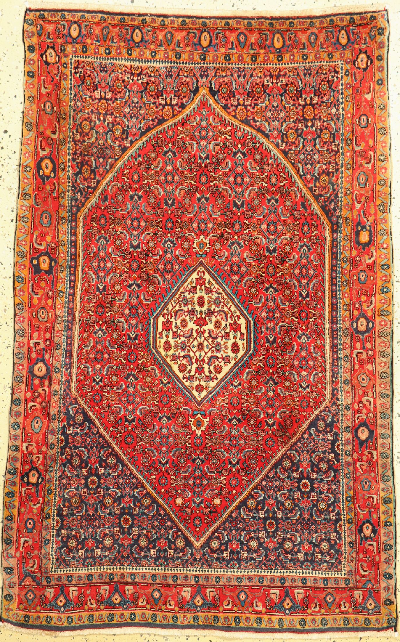 Bidjar alt, Persien, um 1950, Wolle auf Baumwolle, ca. 180 x 116 cm, EHZ: 1-2
